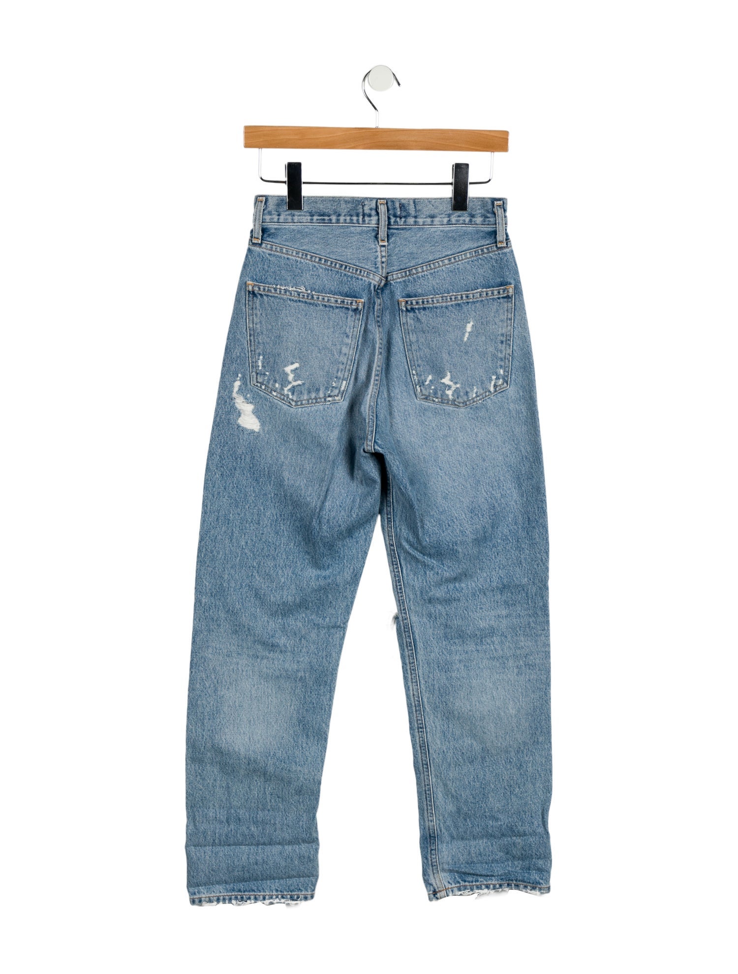 AGOLDE High-Rise Straight Leg Jeans