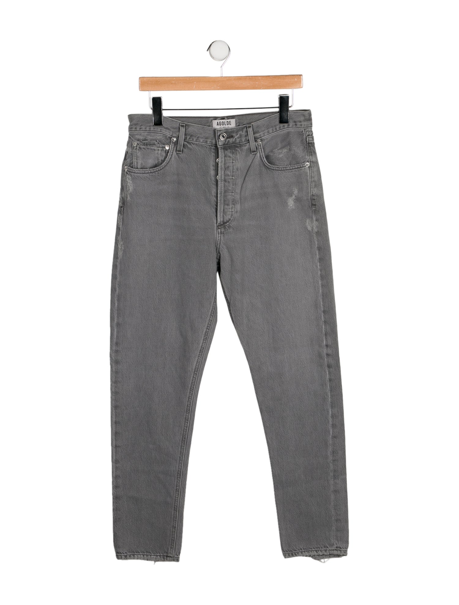 AGOLDE High-Rise Straight Leg Jeans