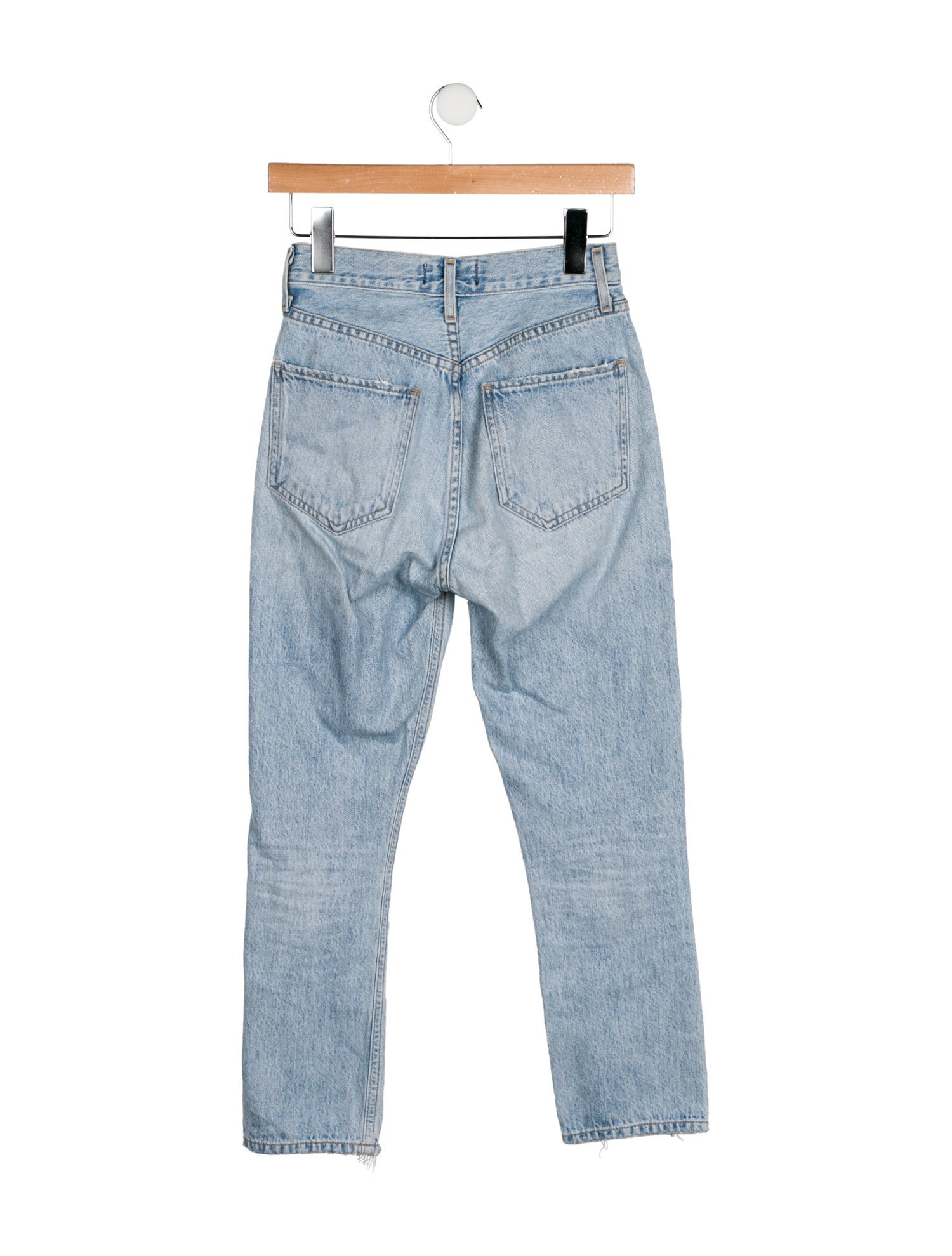 AGOLDE Mid-Rise Skinny Leg Jeans
