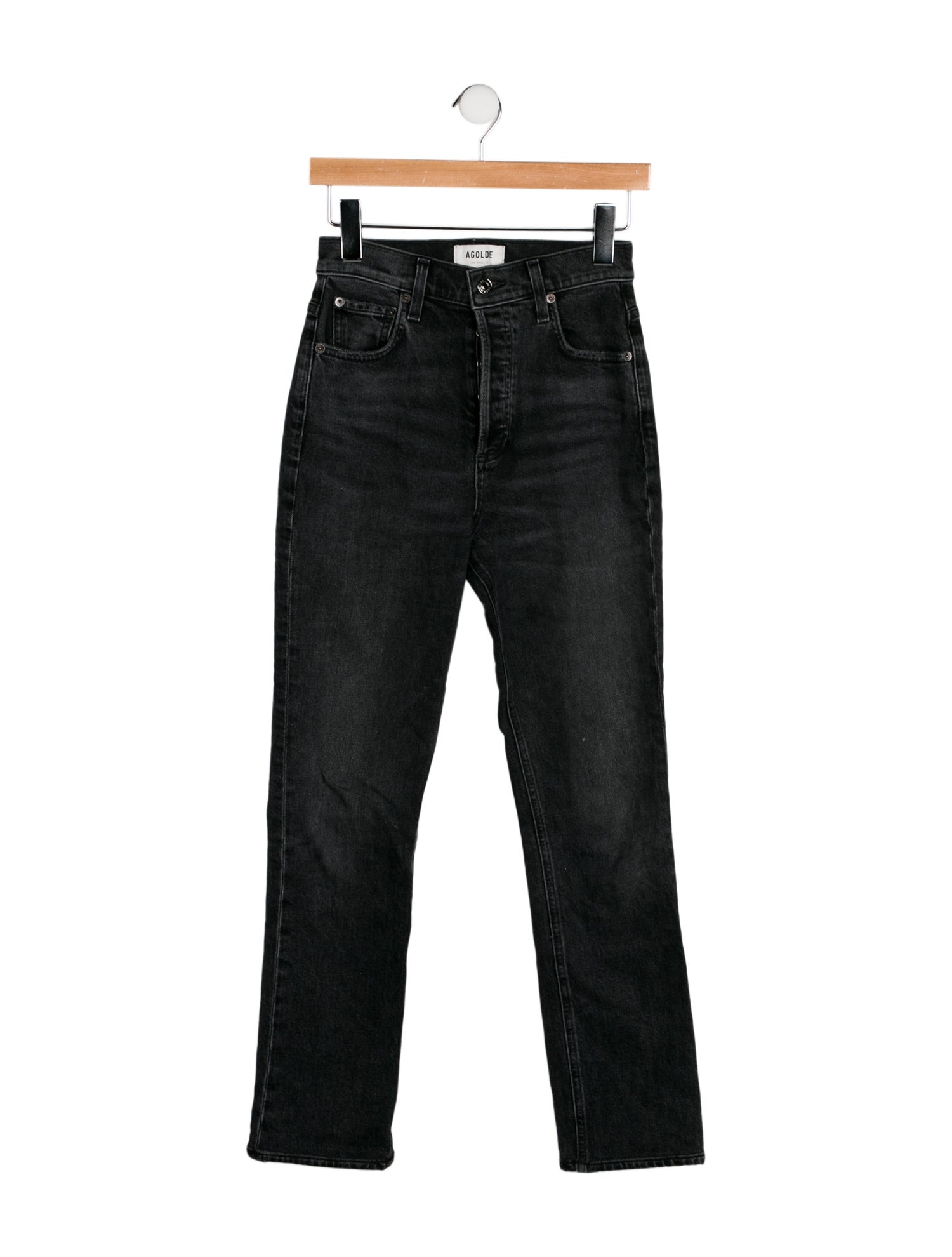 AGOLDE High-Rise Straight Leg Jeans