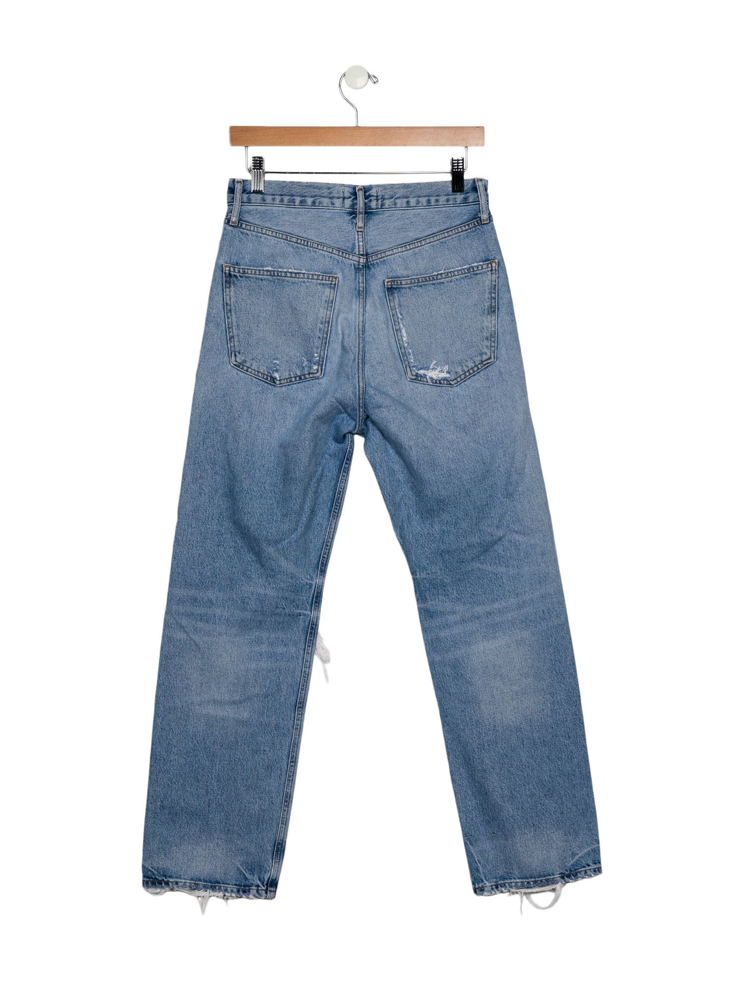 AGOLDE High-Rise Straight Leg Jeans