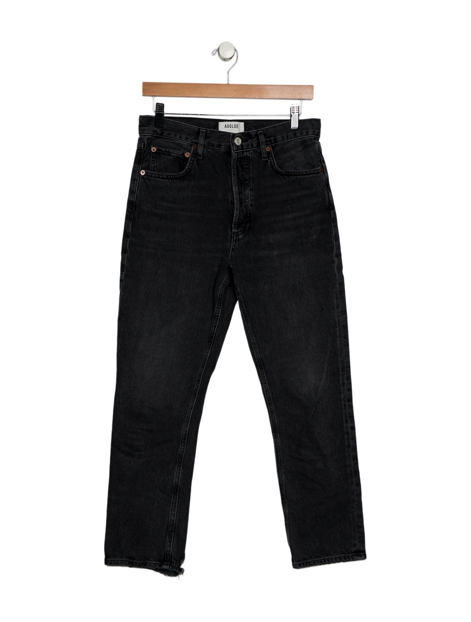 AGOLDE High-Rise Straight Leg Jeans