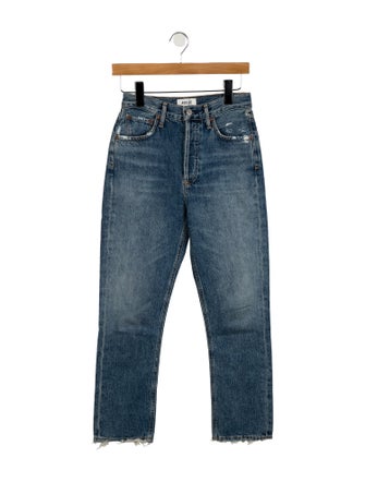 AGOLDE Mid-Rise Straight Leg Jeans