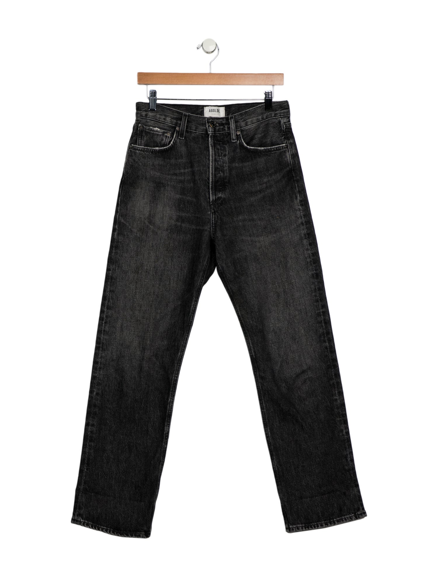 AGOLDE High-Rise Straight Leg Jeans