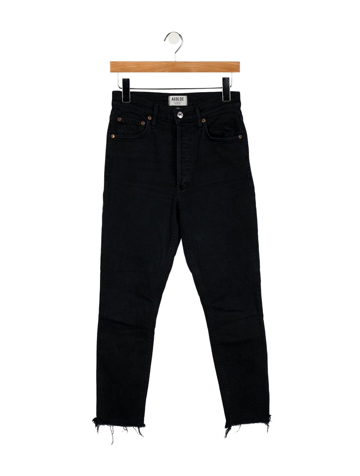 AGOLDE High-Rise Straight Leg Jeans