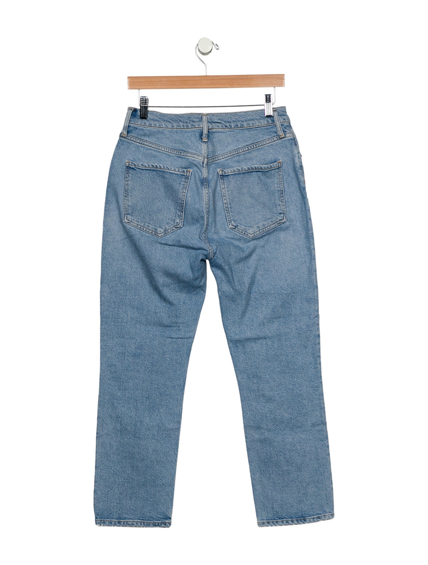 AGOLDE High-Rise Straight Leg Jeans