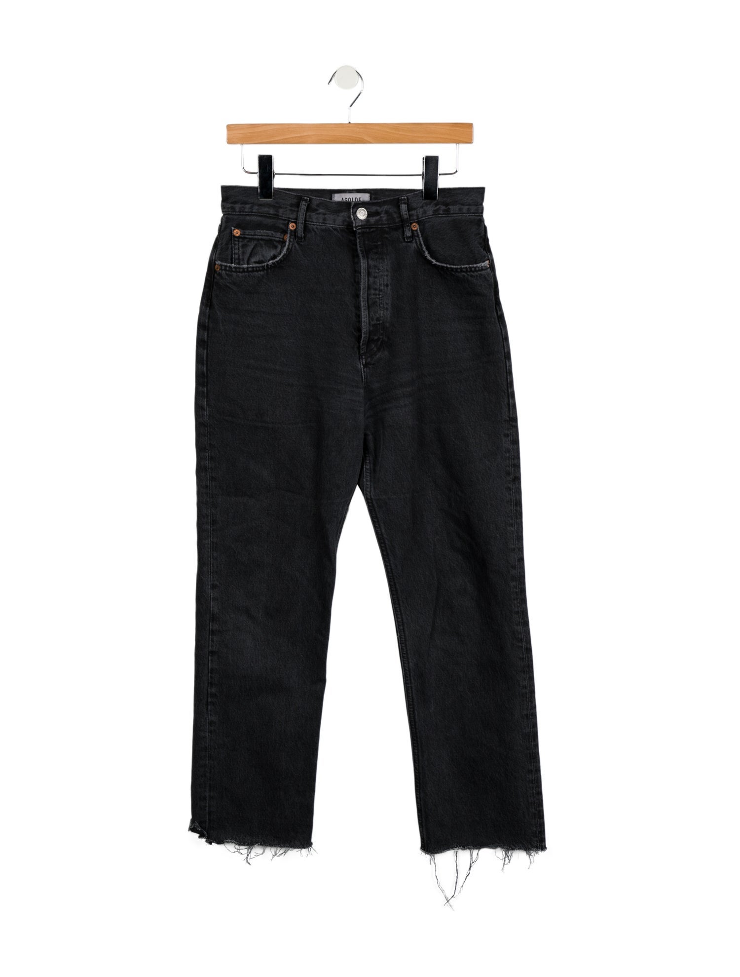 AGOLDE High-Rise Straight Leg Jeans