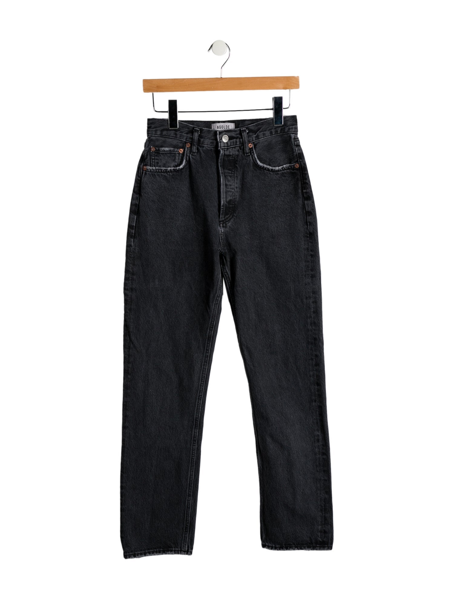 AGOLDE High-Rise Straight Leg Jeans