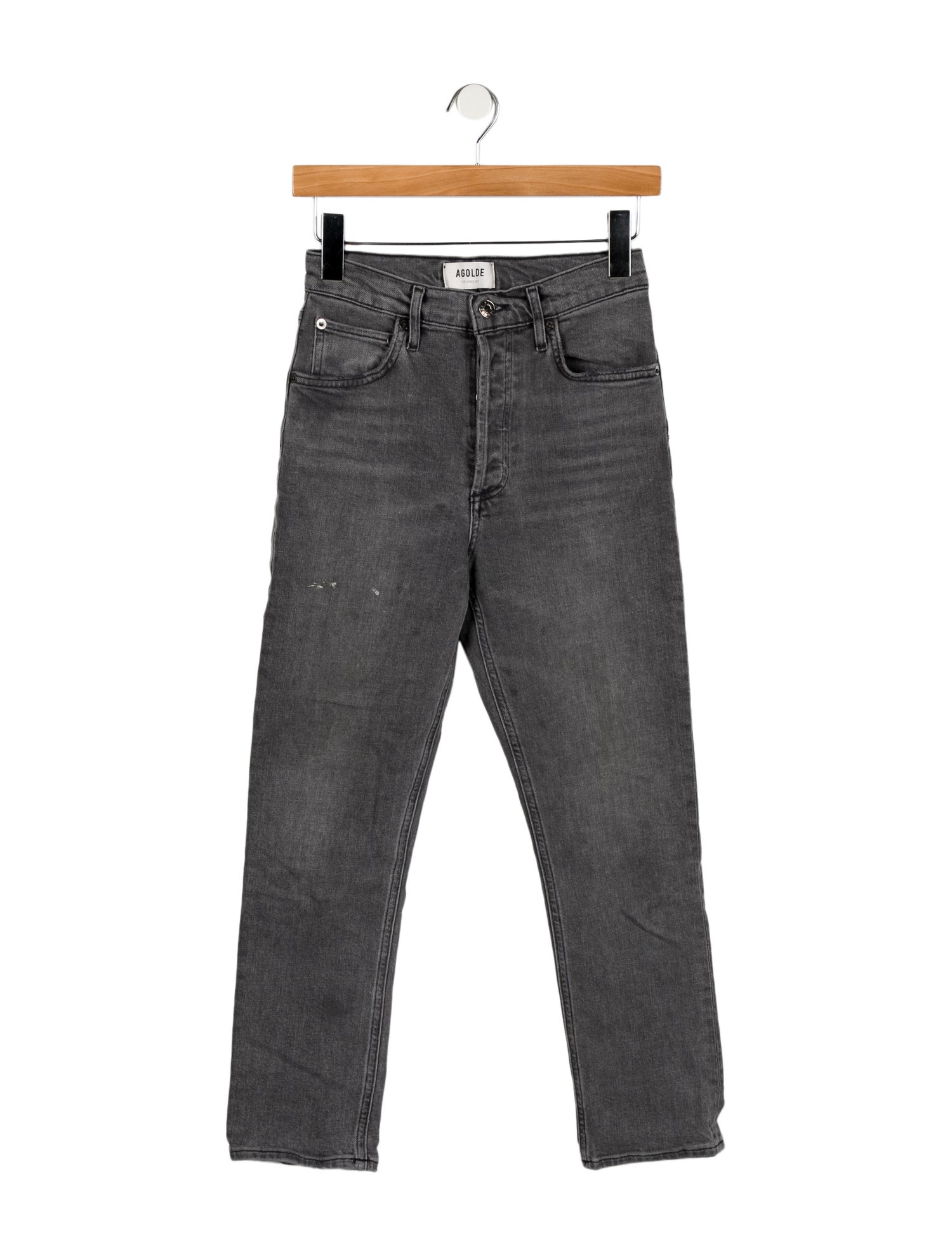 AGOLDE High-Rise Straight Leg Jeans