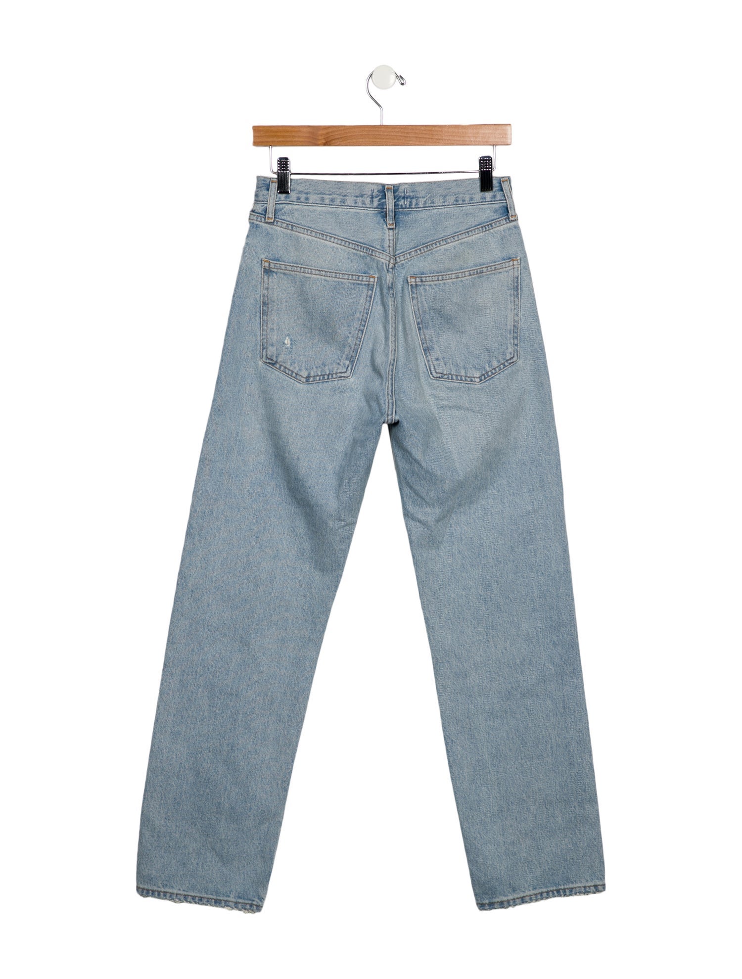 AGOLDE High-Rise Straight Leg Jeans