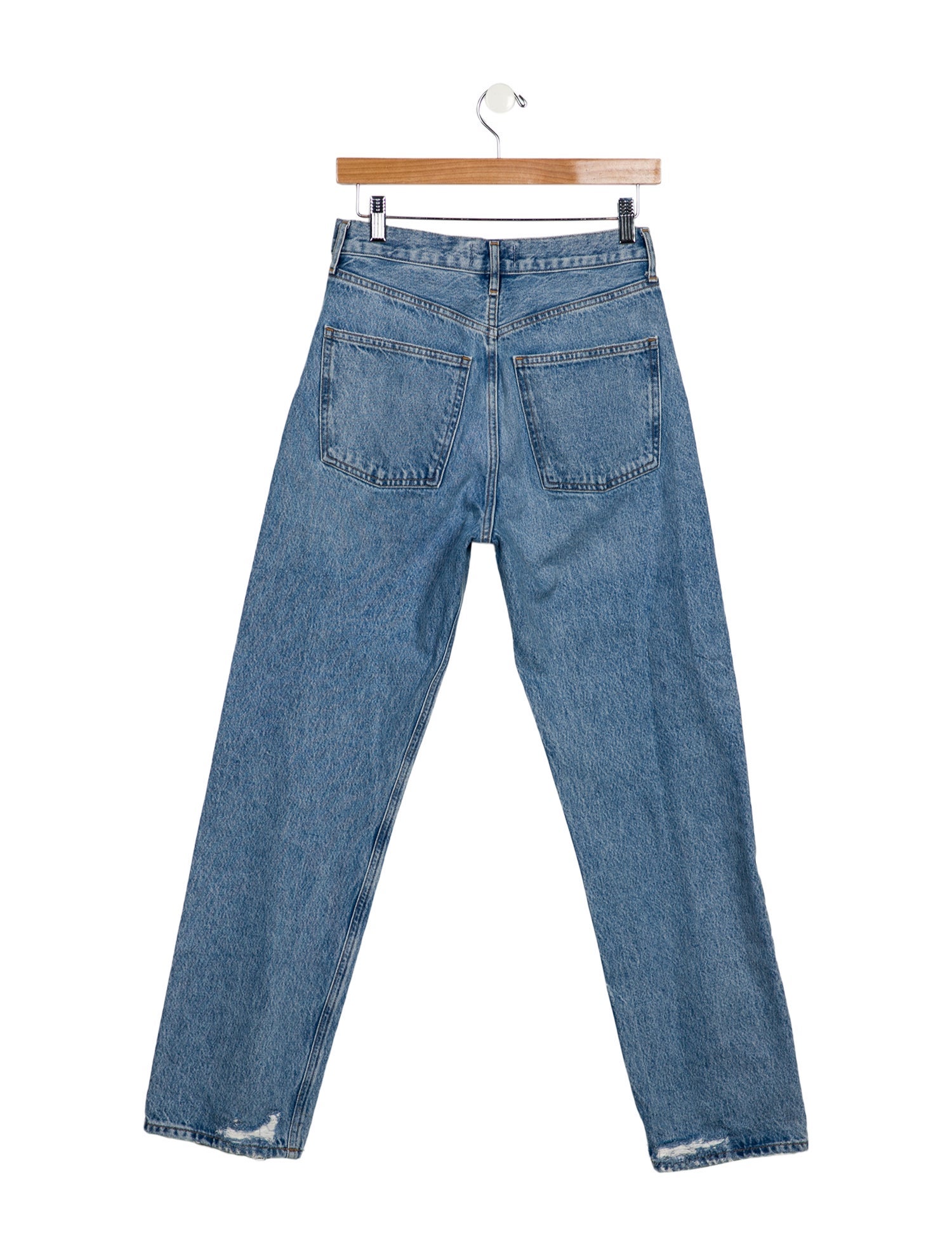 AGOLDE High-Rise Straight Leg Jeans