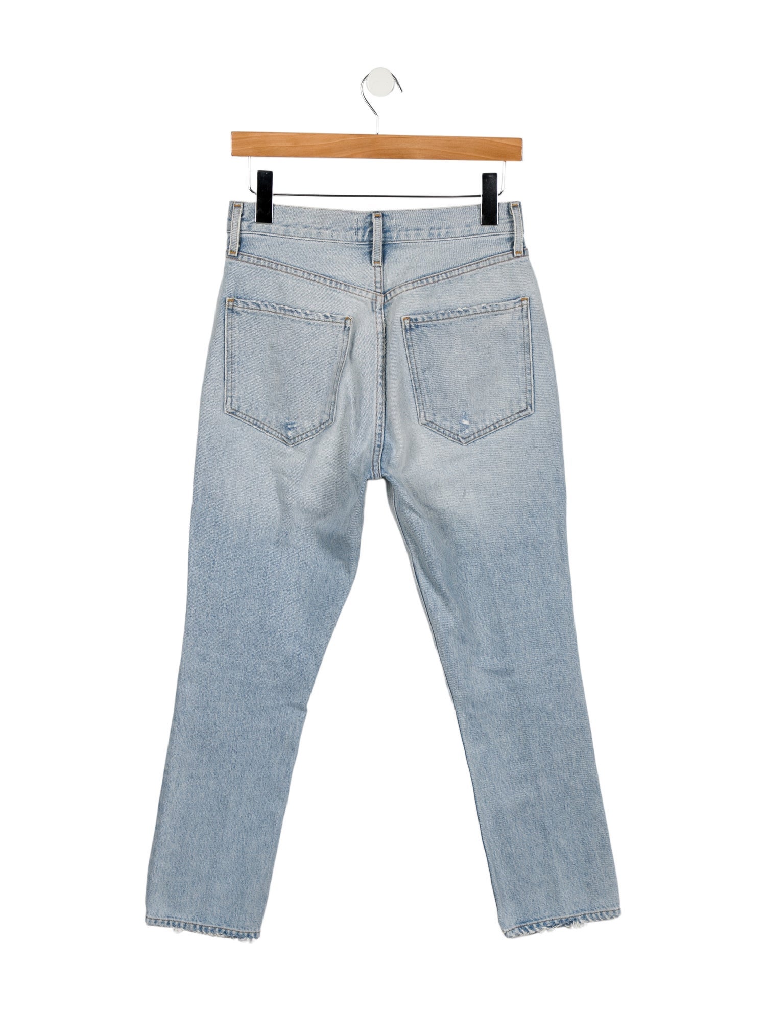 AGOLDE High-Rise Straight Leg Jeans