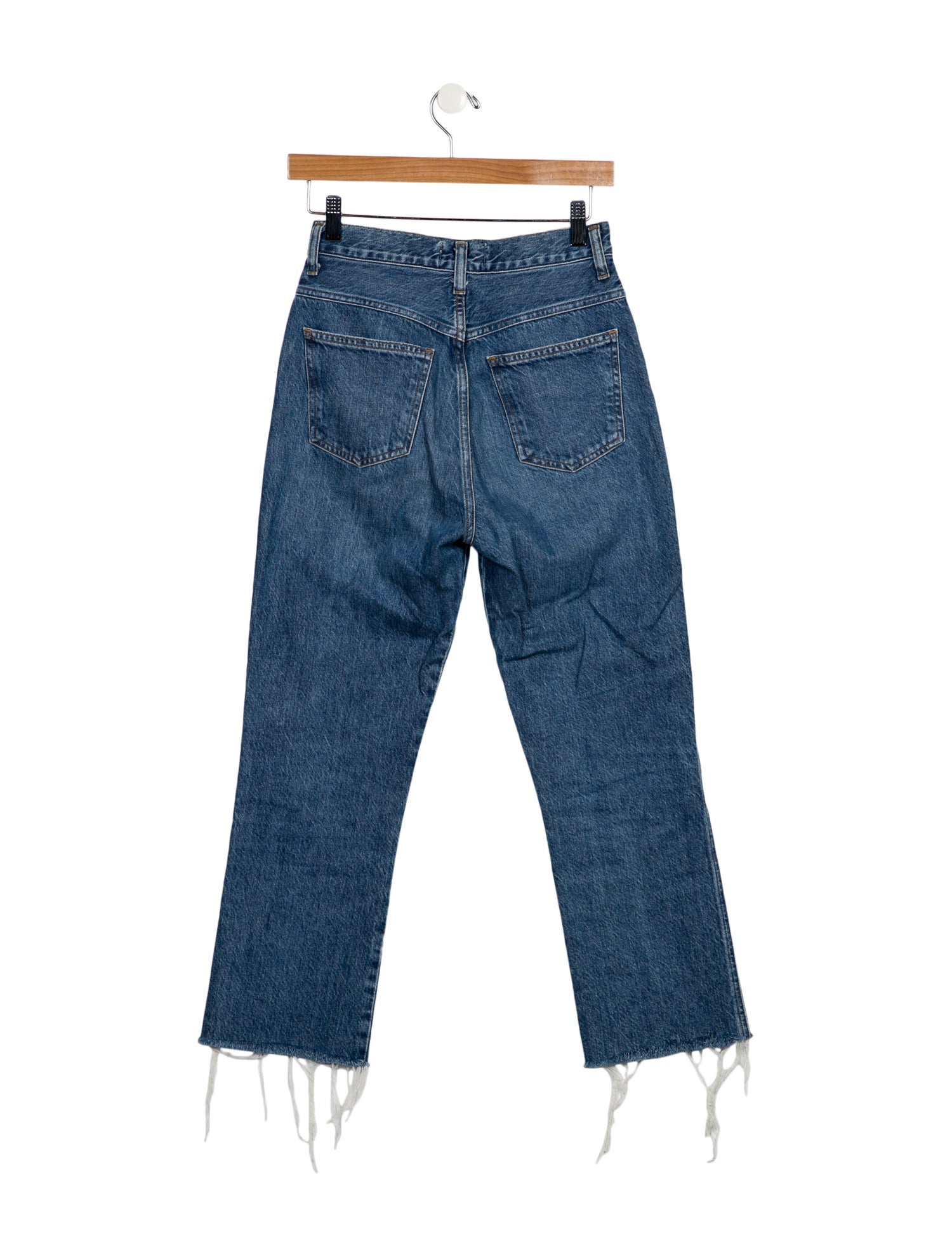 AGOLDE High-Rise Straight Leg Jeans
