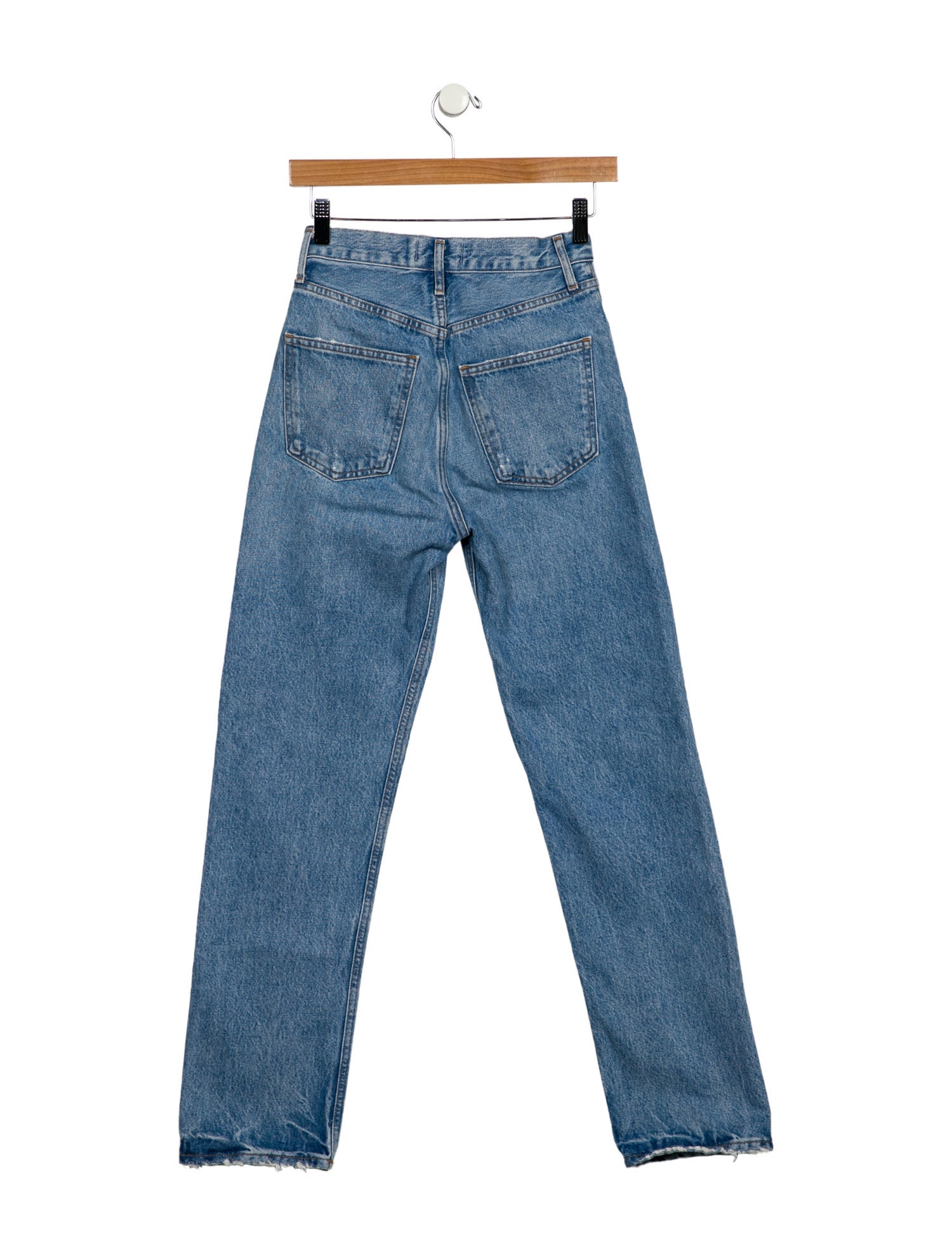 AGOLDE High-Rise Straight Leg Jeans