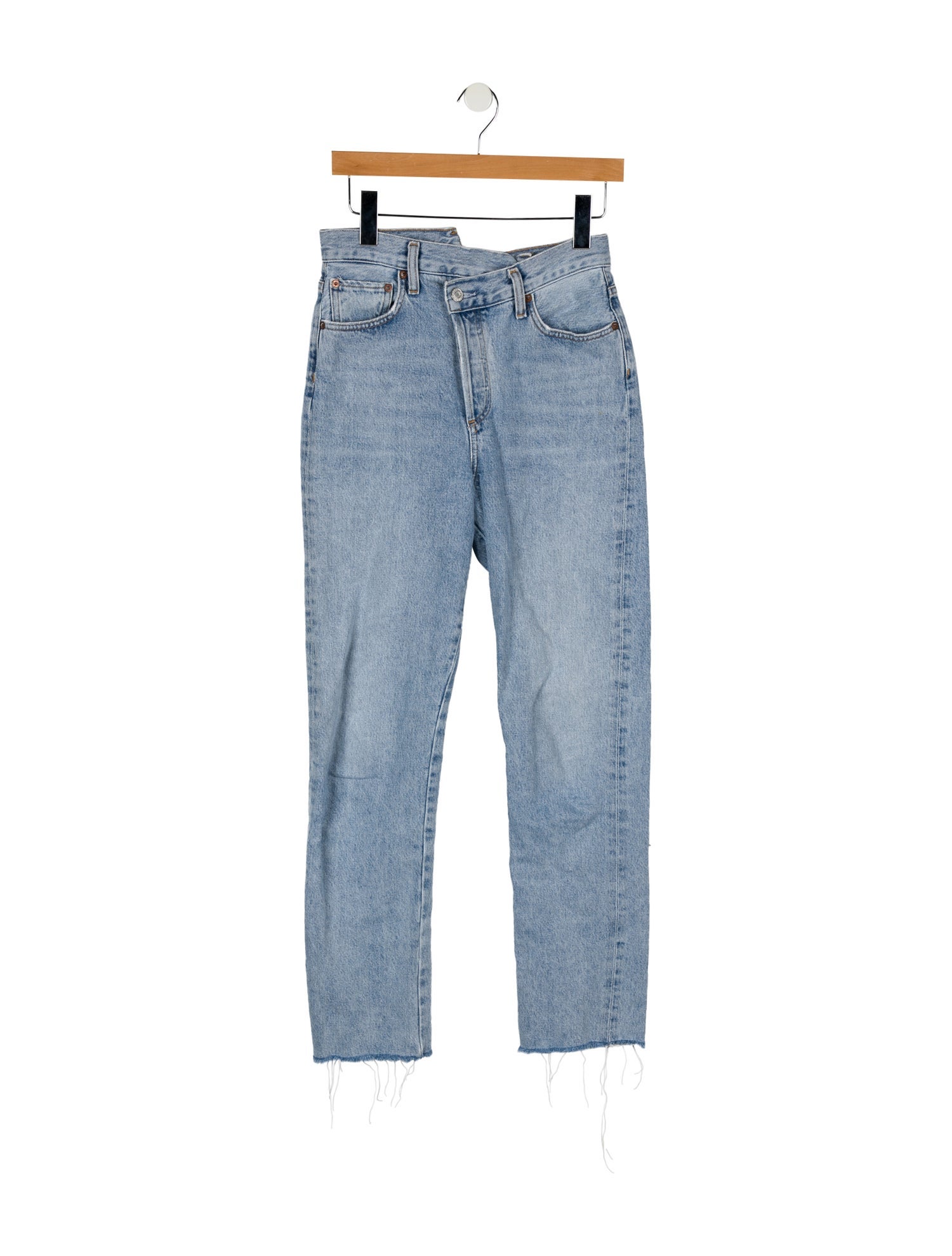 AGOLDE High-Rise Straight Leg Jeans