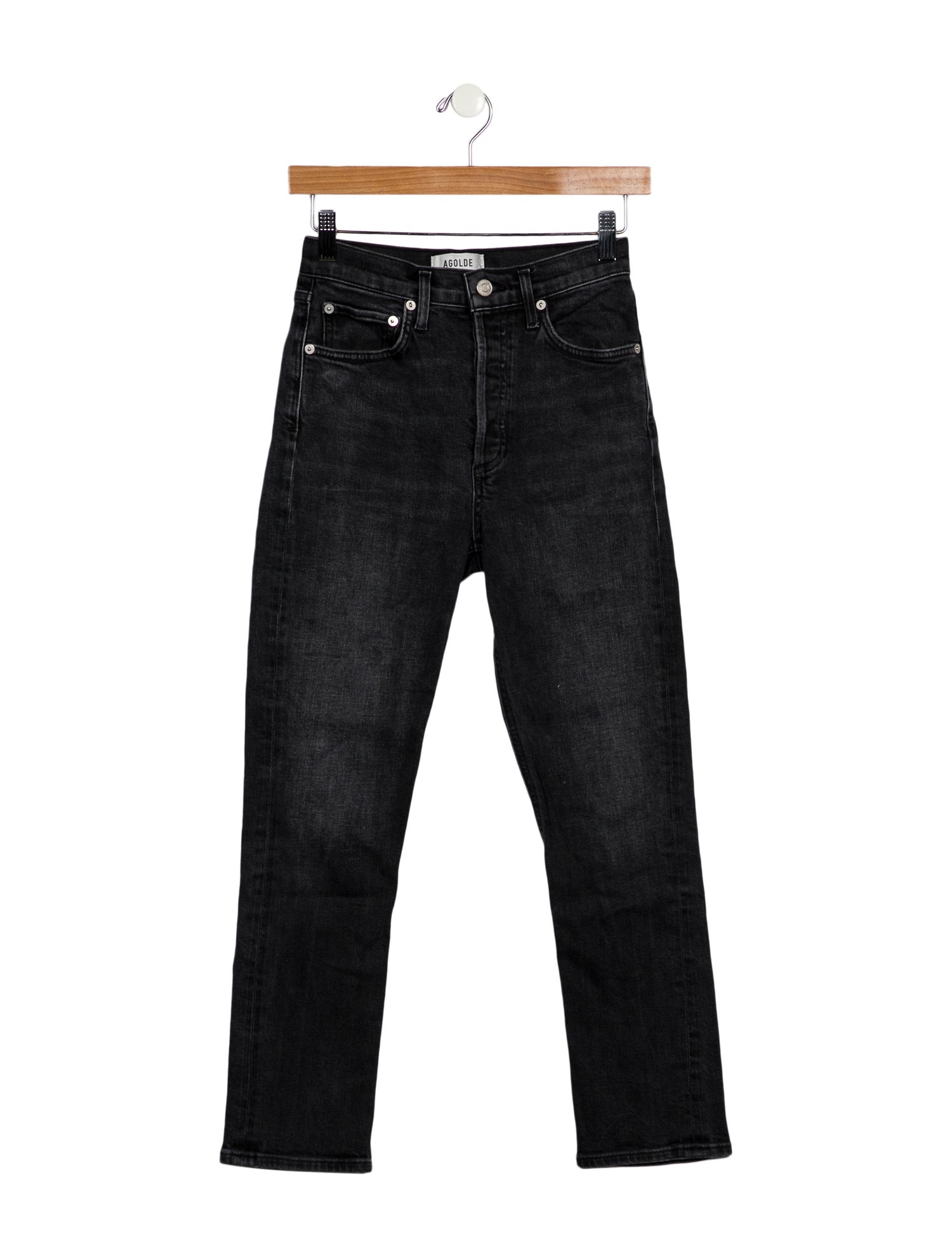 AGOLDE Mid-Rise Skinny Leg Jeans