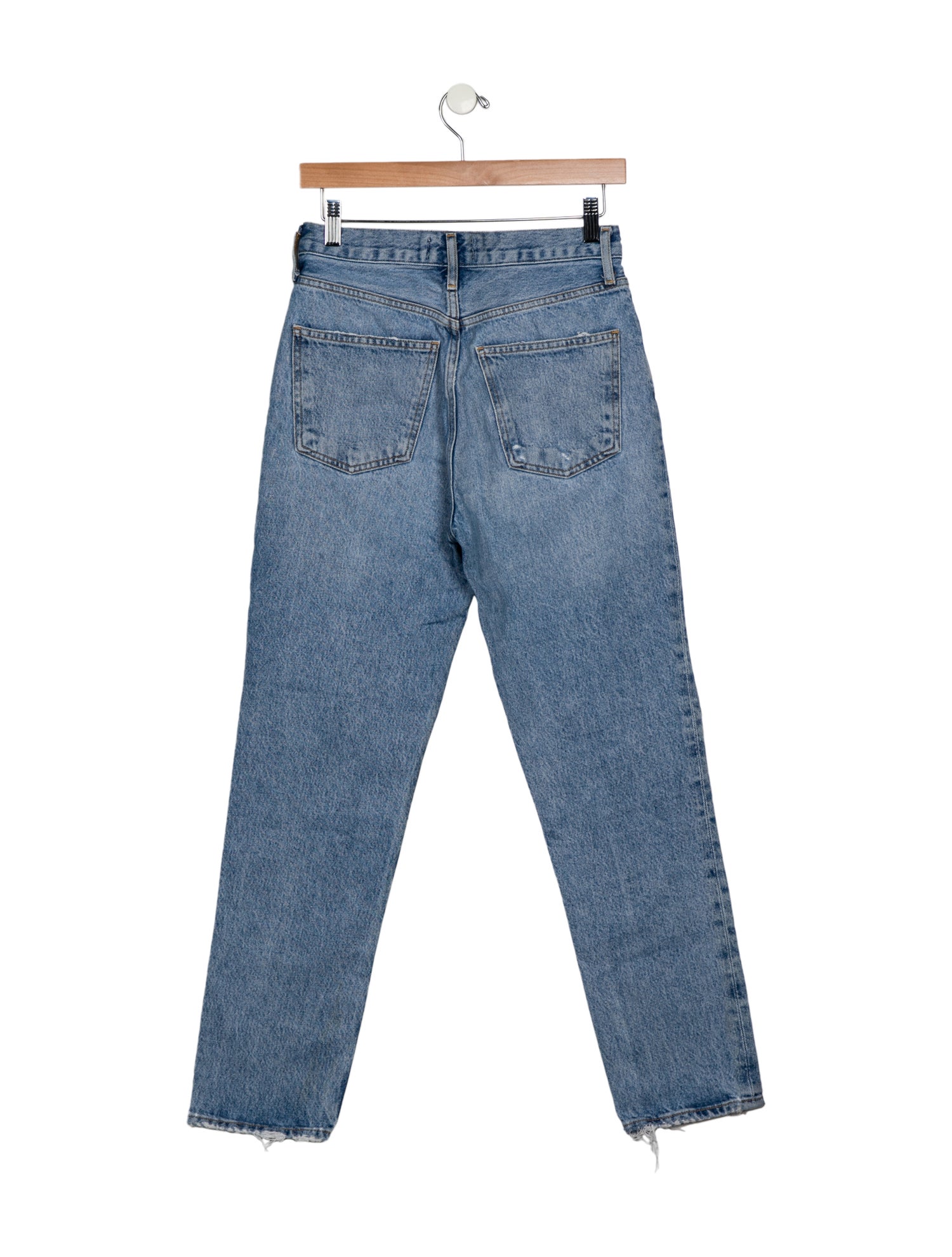AGOLDE High-Rise Straight Leg Jeans
