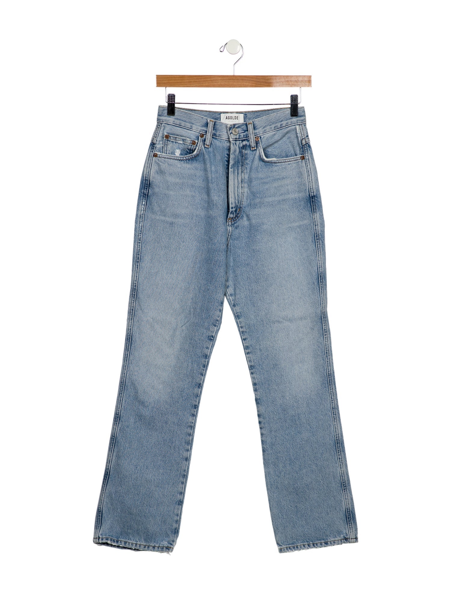 AGOLDE High-Rise Straight Leg Jeans