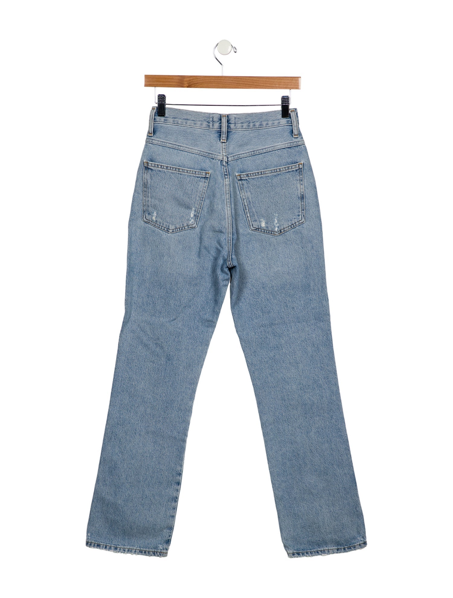 AGOLDE High-Rise Straight Leg Jeans