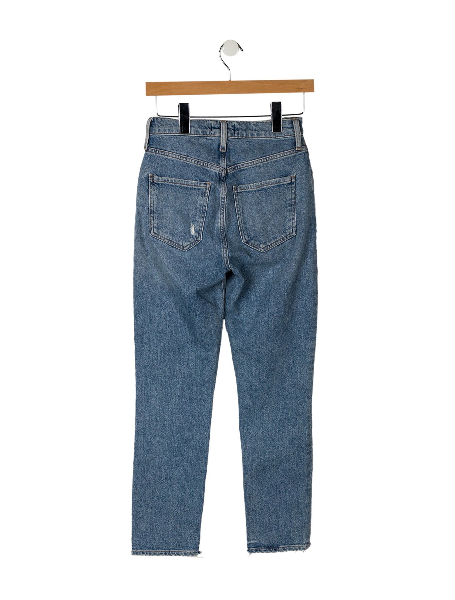 AGOLDE Mid-Rise Skinny Leg Jeans