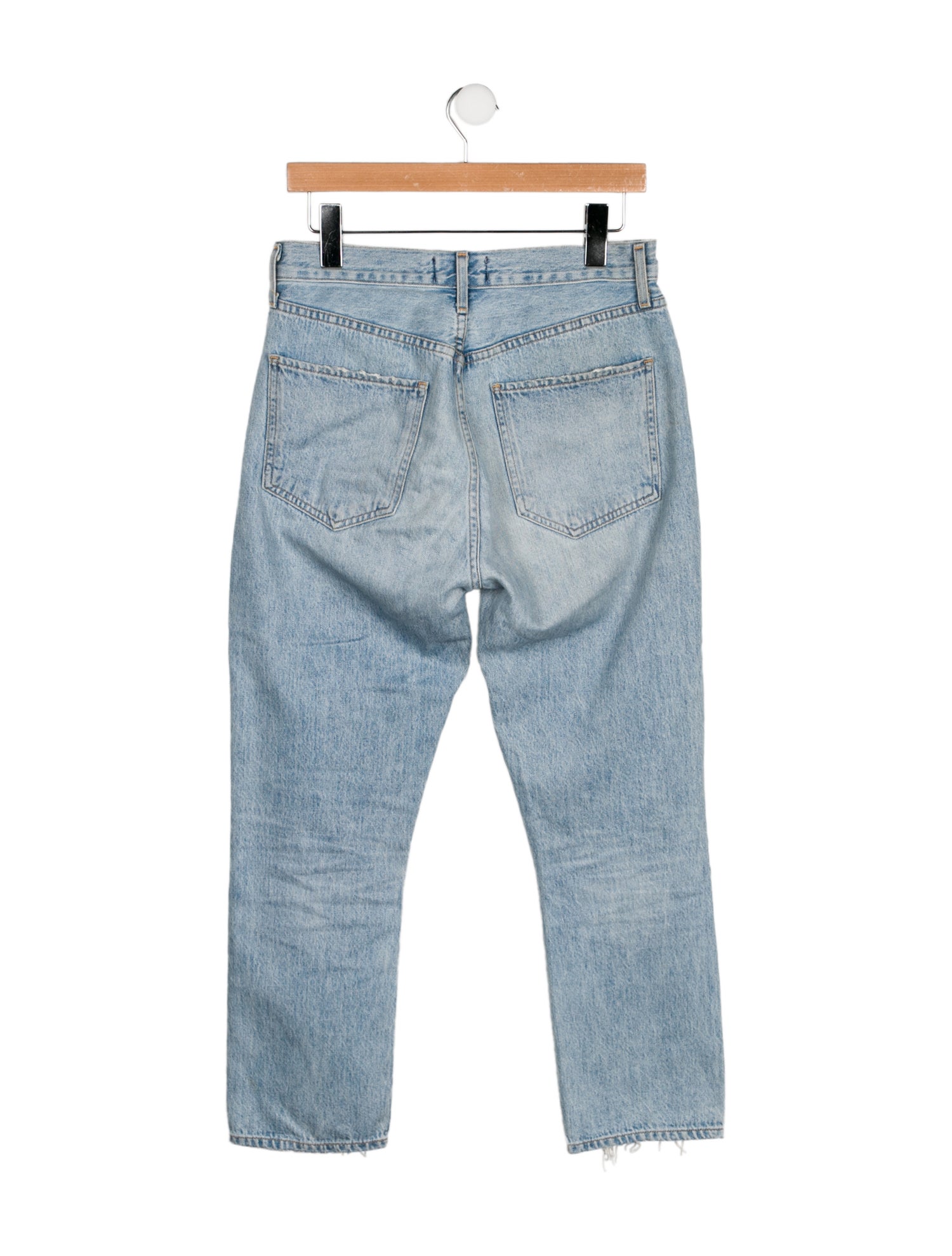 AGOLDE High-Rise Straight Leg Jeans