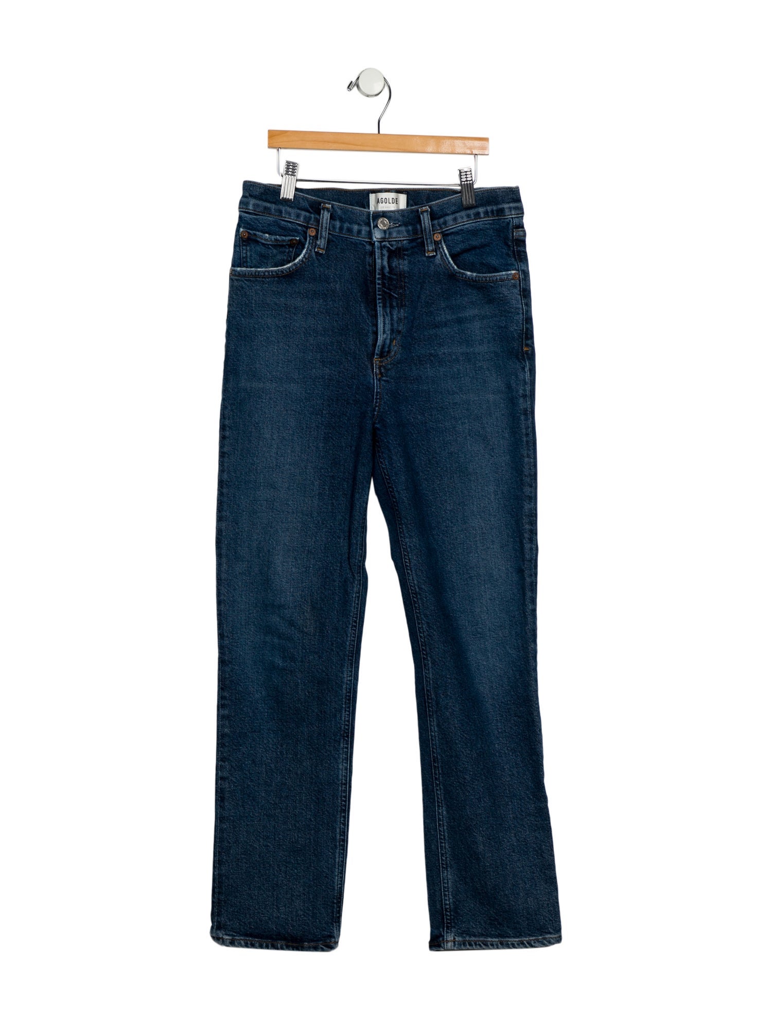 AGOLDE High-Rise Straight Leg Jeans