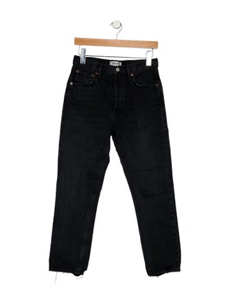 AGOLDE Mid-Rise Straight Leg Jeans