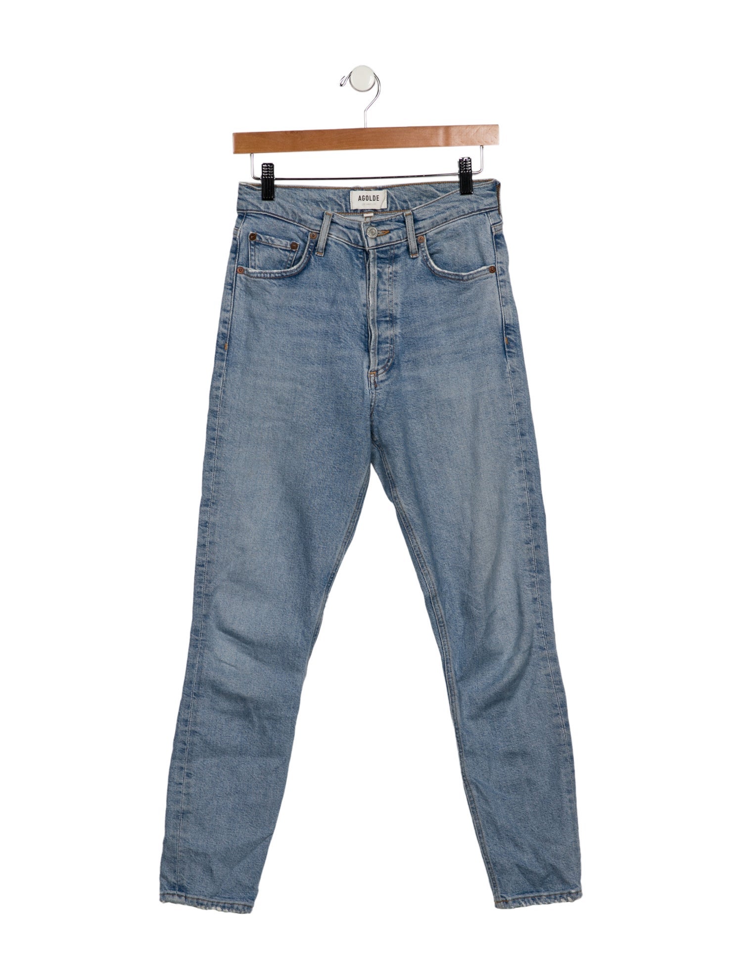 AGOLDE High-Rise Skinny Leg Jeans