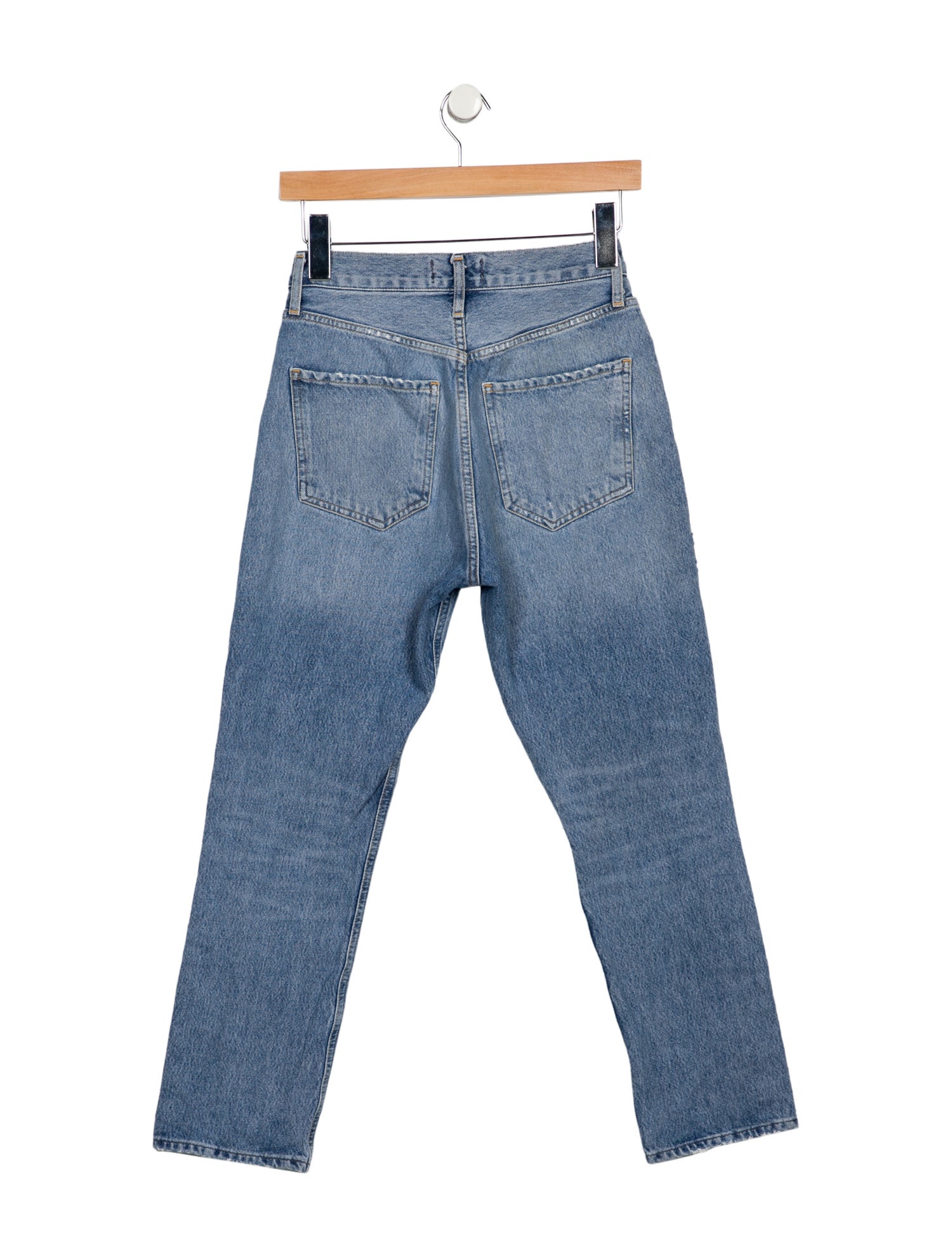 AGOLDE Mid-Rise Skinny Leg Jeans