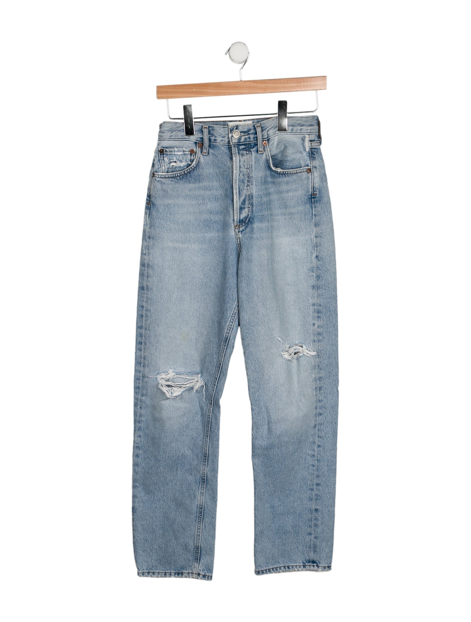 AGOLDE High-Rise Straight Leg Jeans