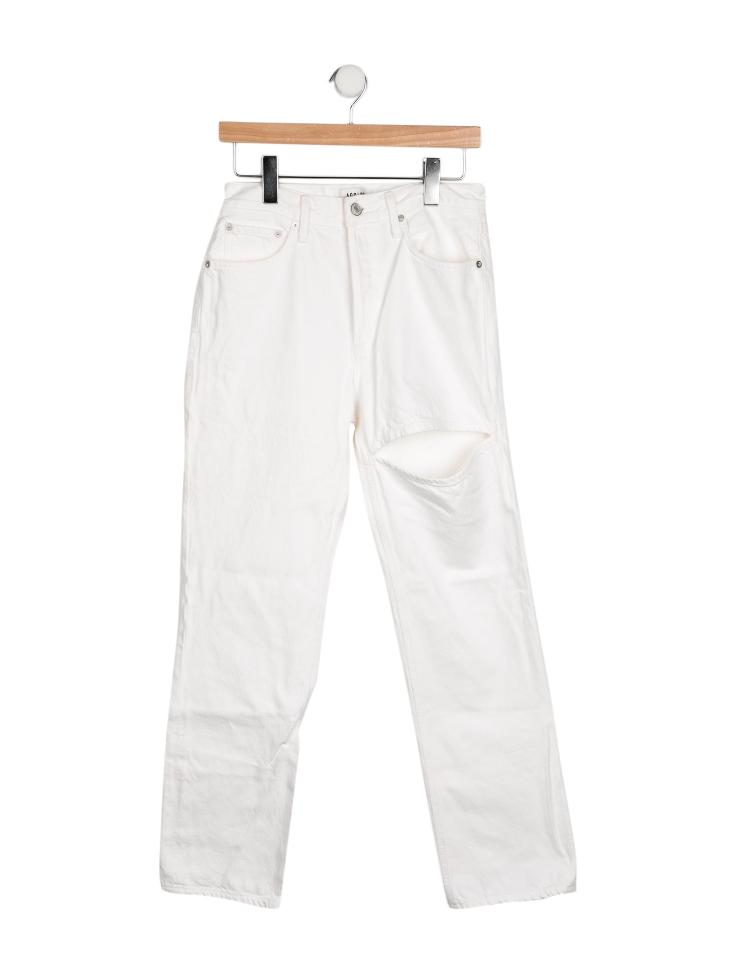 AGOLDE High-Rise Straight Leg Jeans