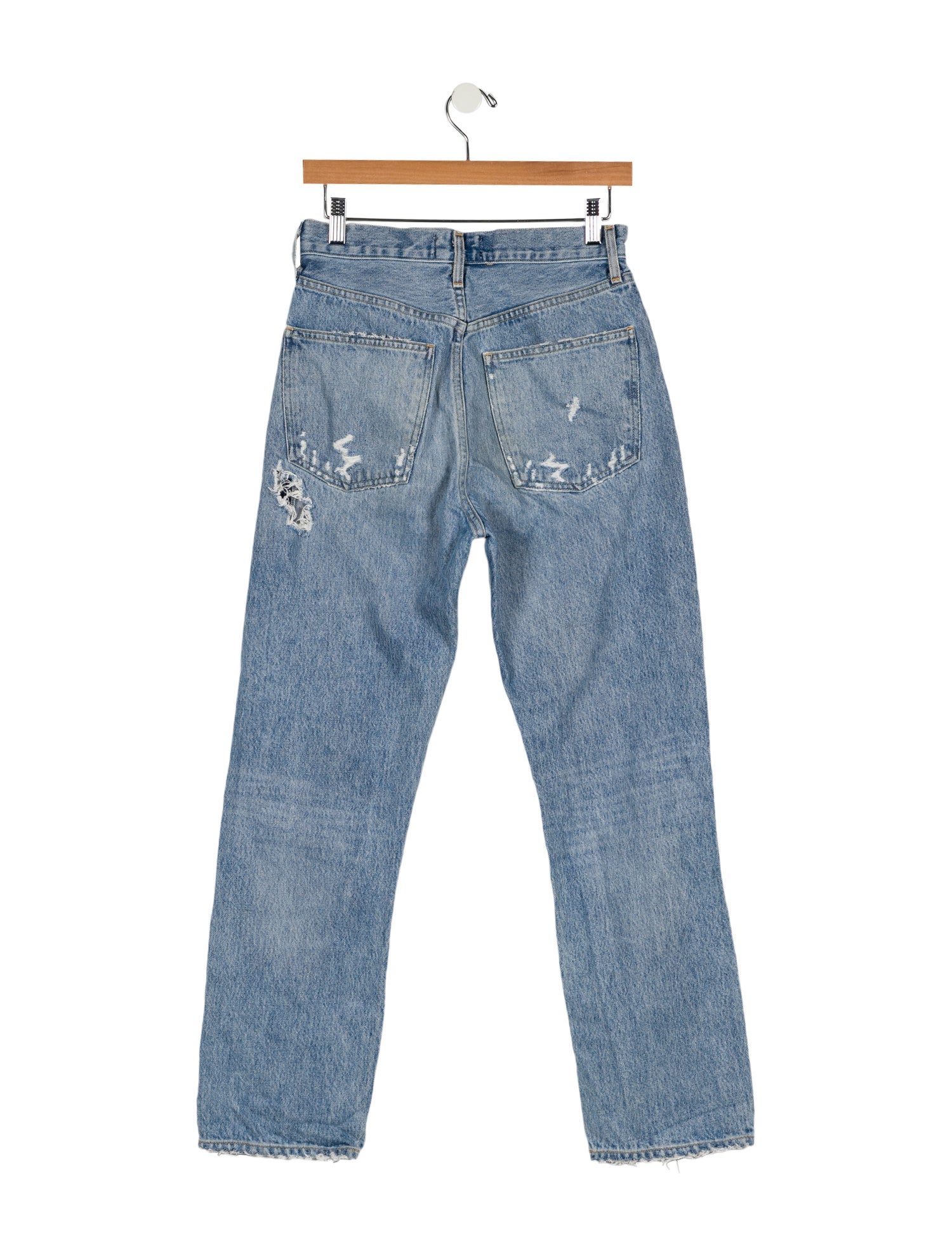 AGOLDE High-Rise Straight Leg Jeans