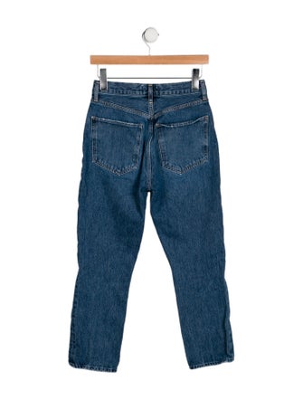 AGOLDE Mid-Rise Straight Leg Jeans