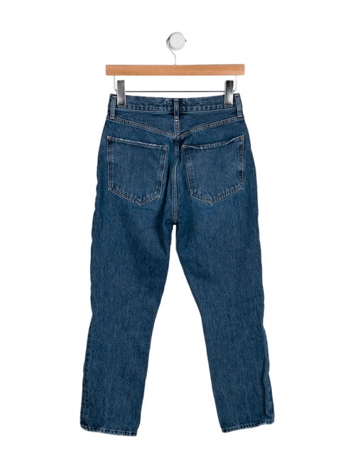 AGOLDE Mid-Rise Straight Leg Jeans