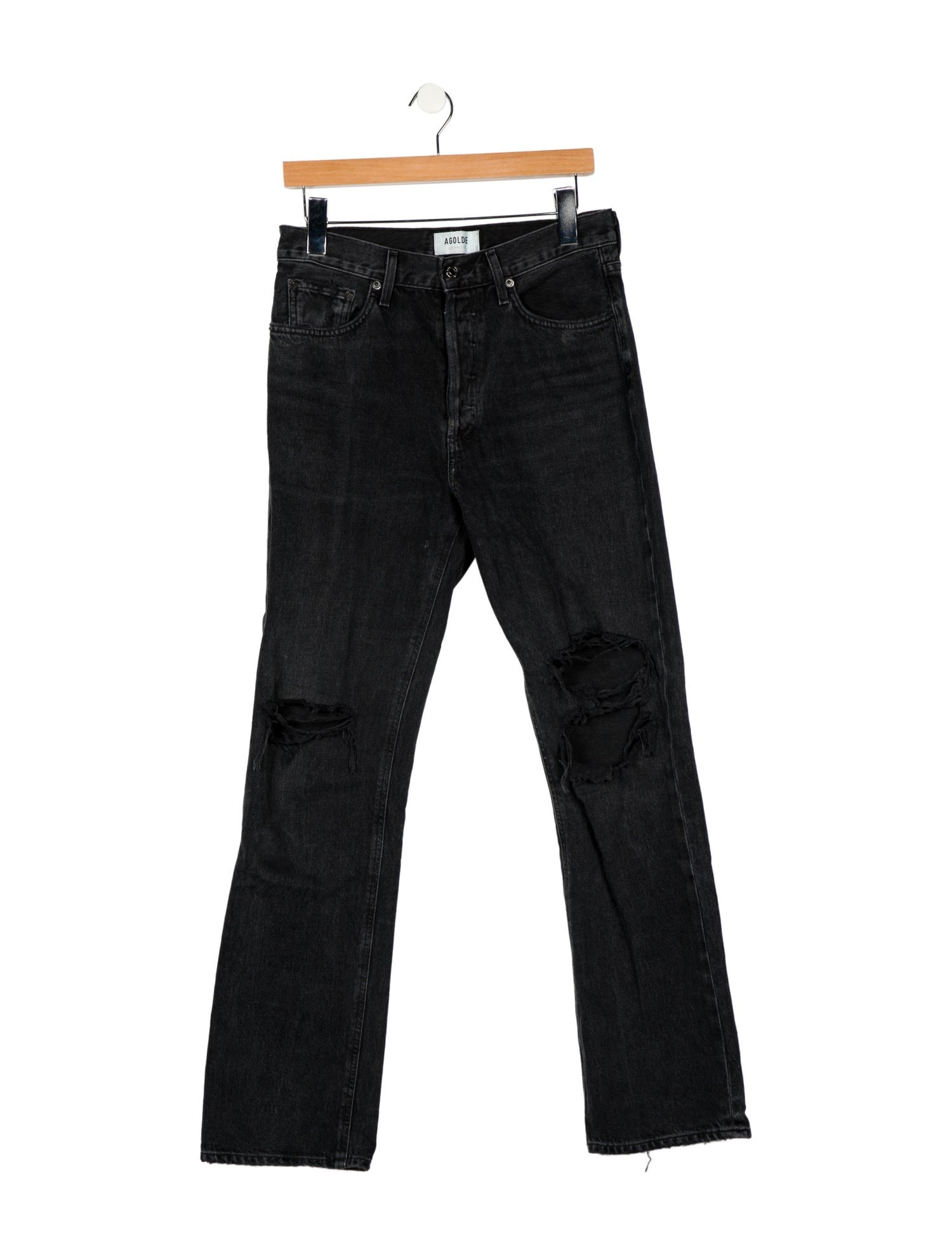 AGOLDE High-Rise Straight Leg Jeans
