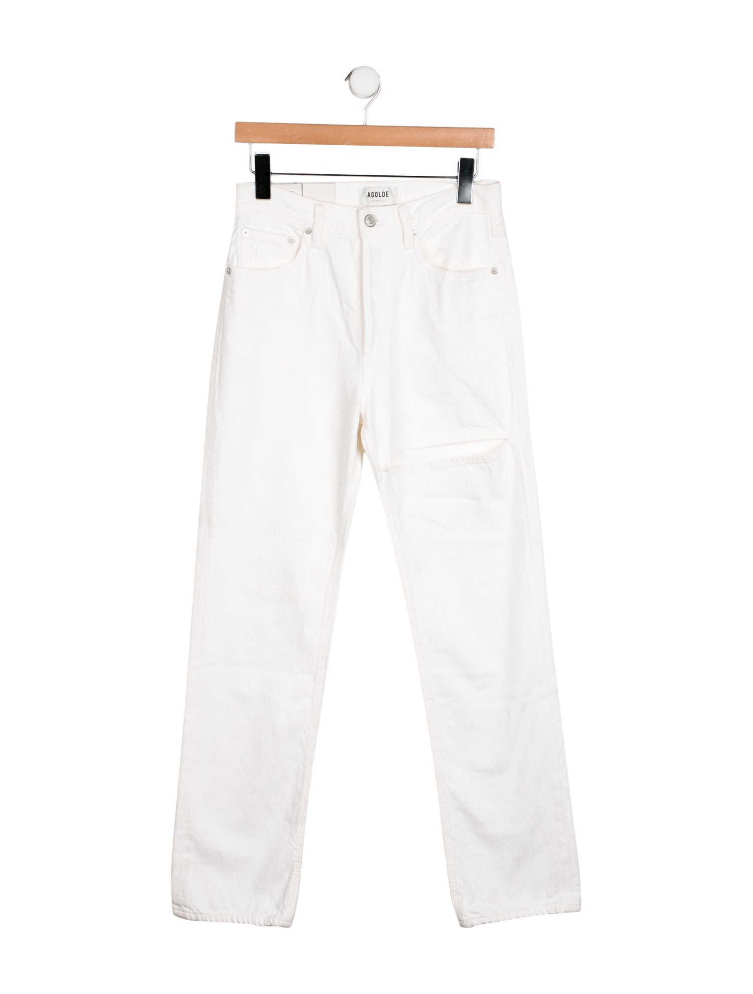 AGOLDE High-Rise Straight Leg Jeans