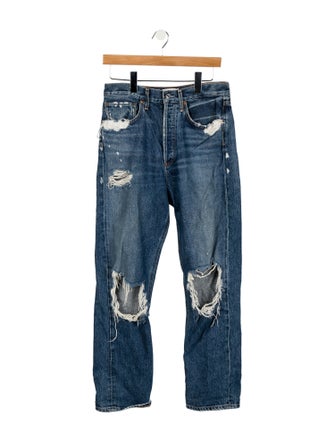 AGOLDE High-Rise Straight Leg Jeans
