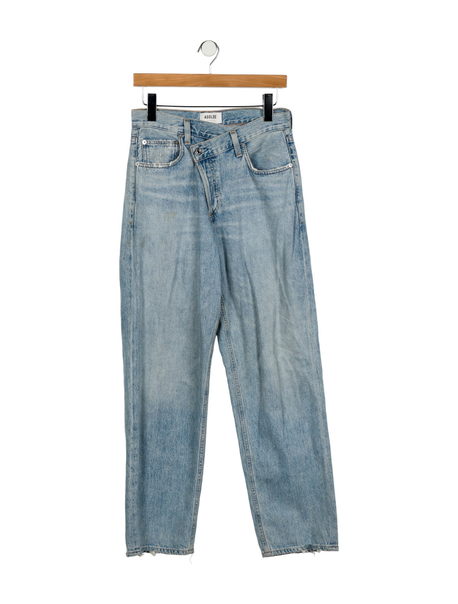 AGOLDE High-Rise Straight Leg Jeans