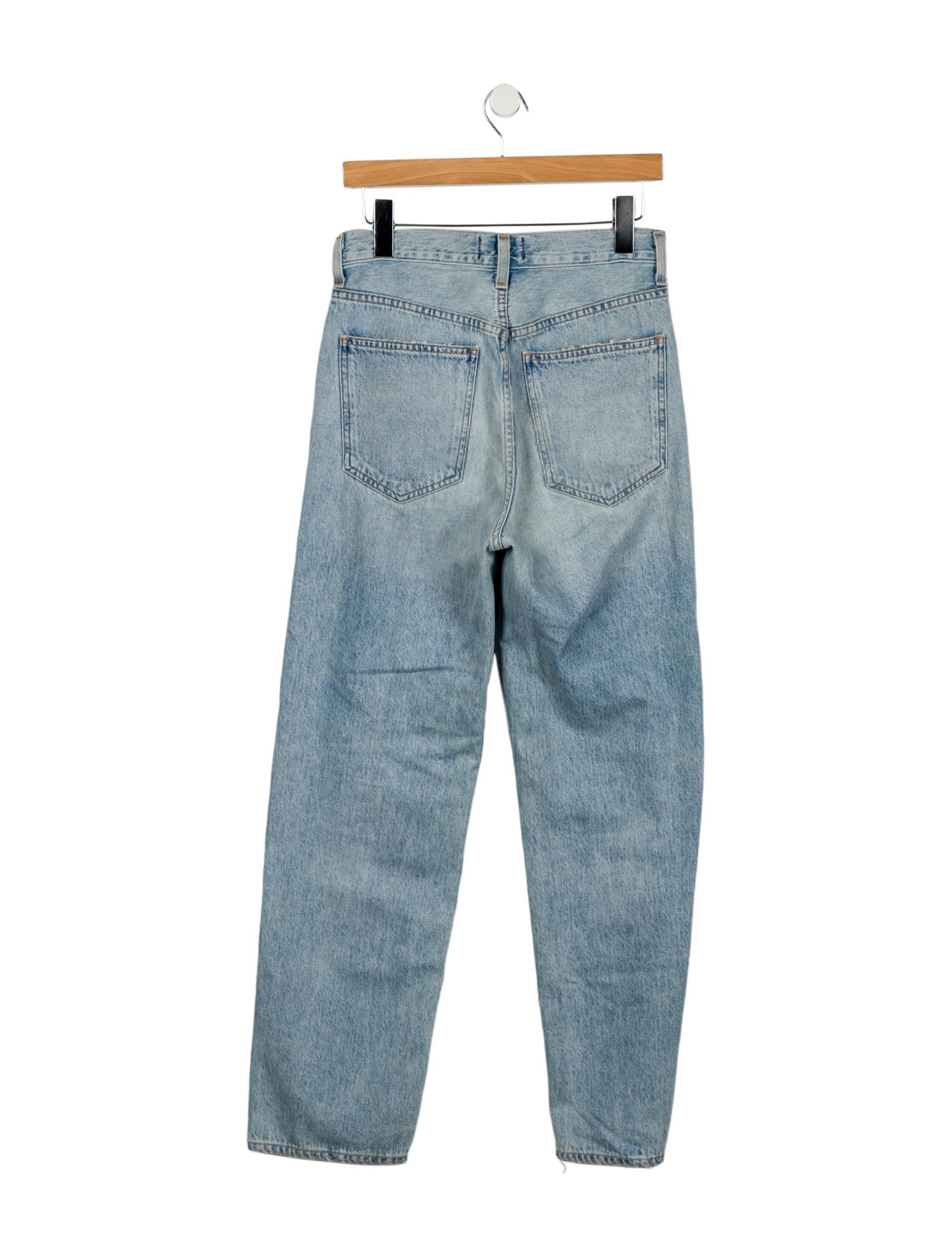 AGOLDE High-Rise Straight Leg Jeans