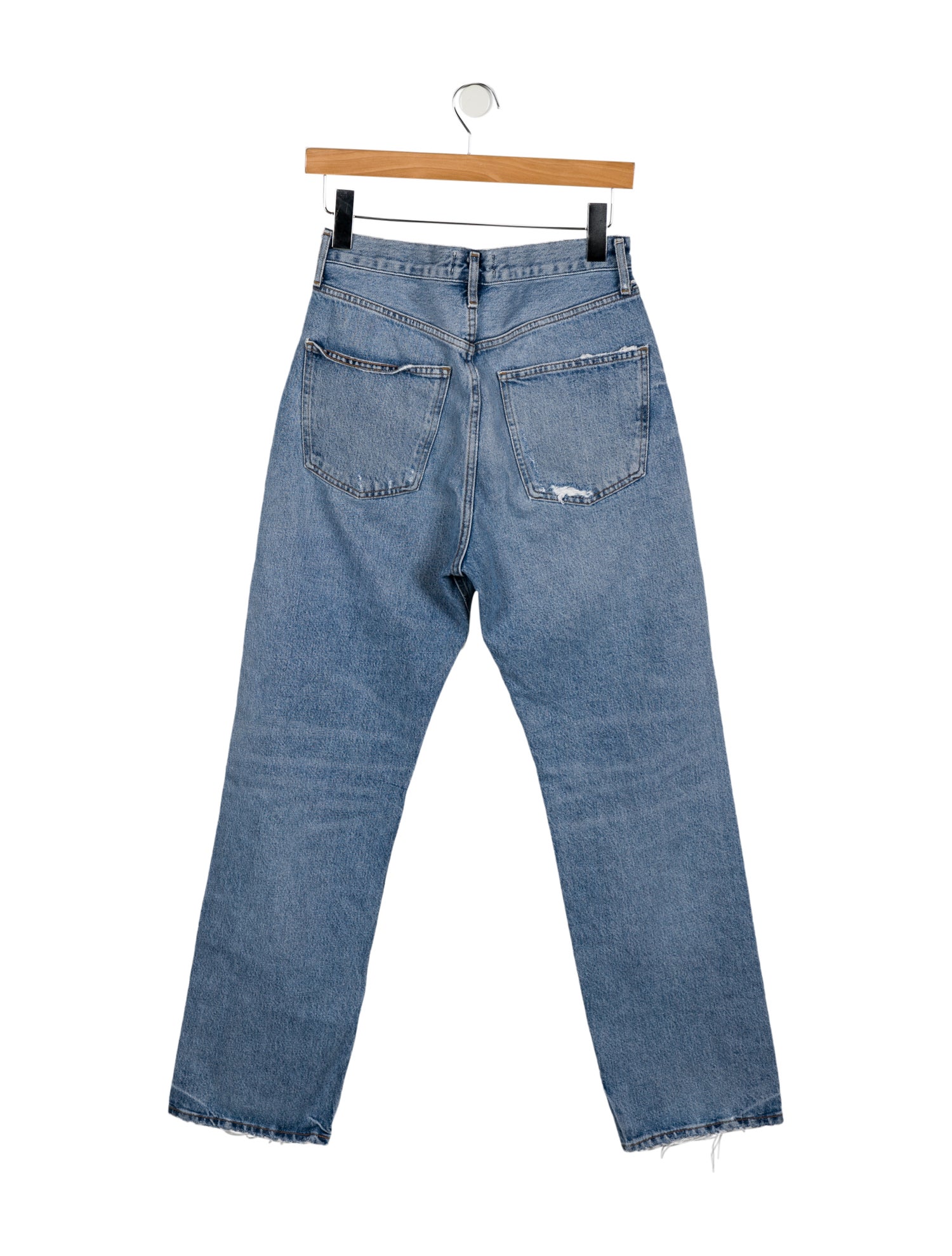 AGOLDE High-Rise Straight Leg Jeans