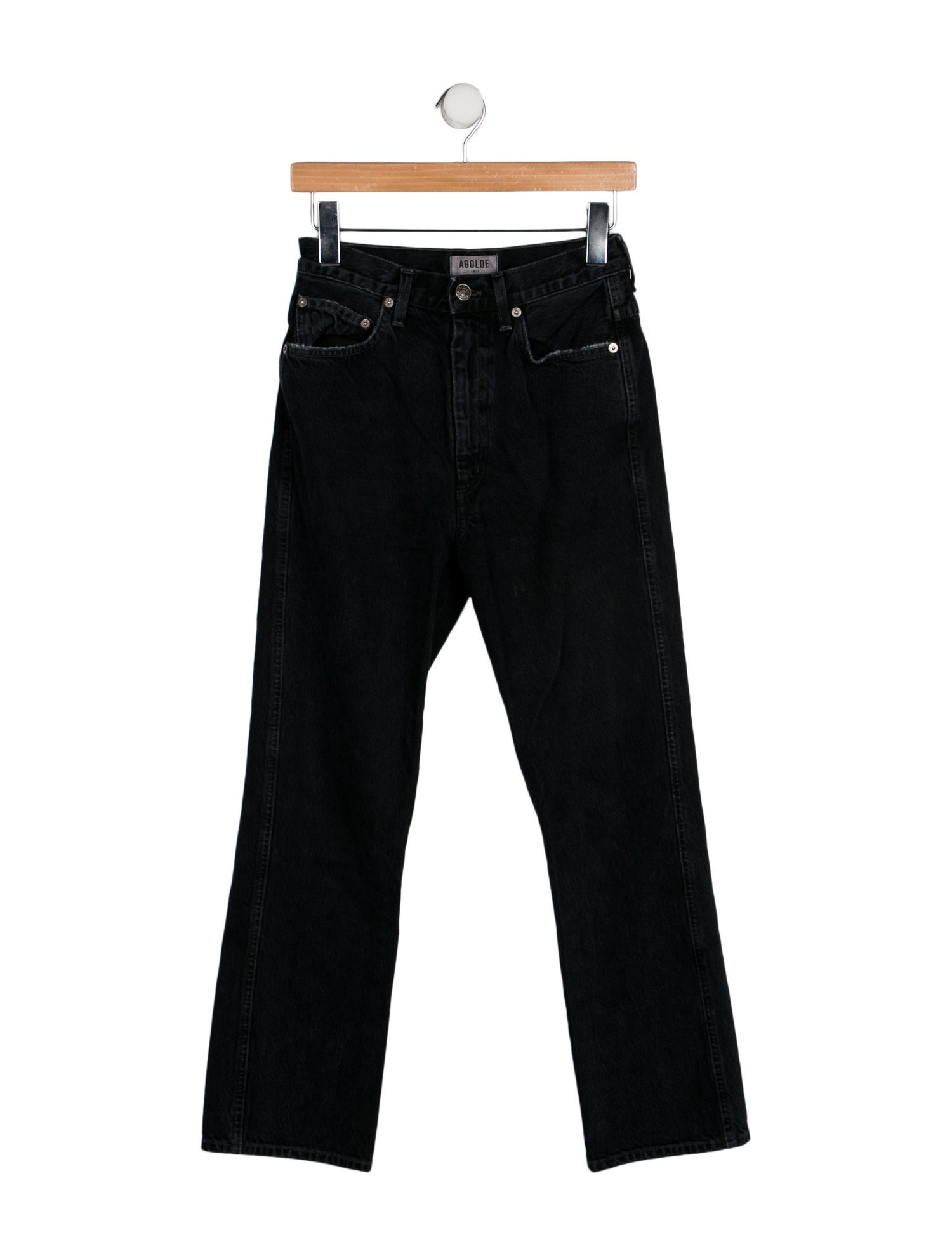 AGOLDE High-Rise Straight Leg Jeans