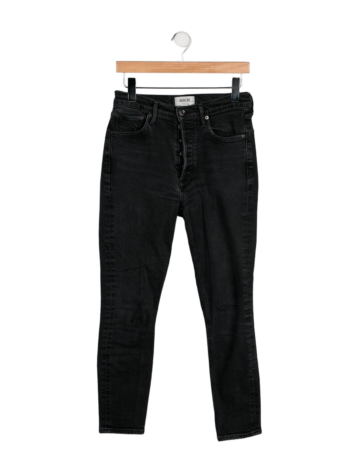 AGOLDE Mid-Rise Straight Leg Jeans