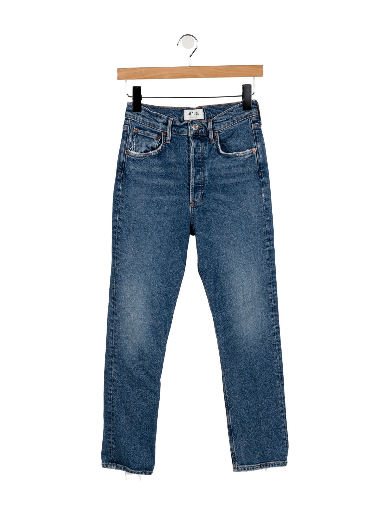 AGOLDE High-Rise Skinny Leg Jeans