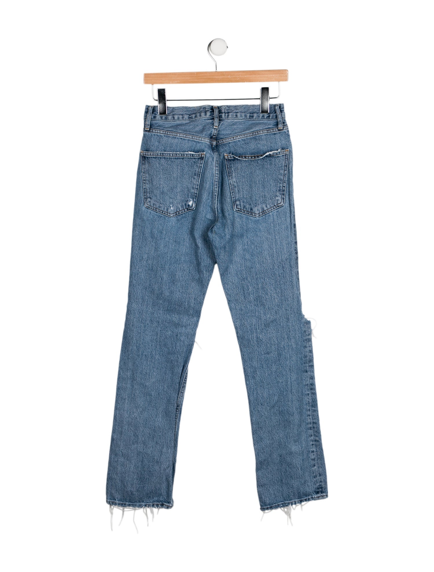 AGOLDE High-Rise Straight Leg Jeans