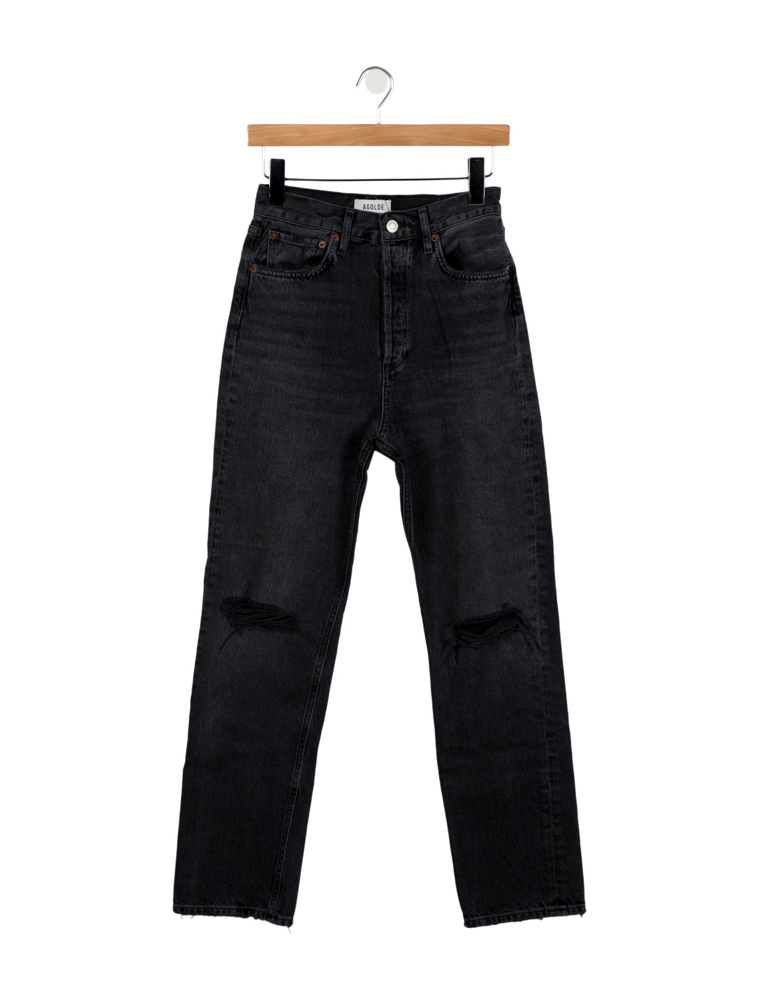 AGOLDE High-Rise Straight Leg Jeans