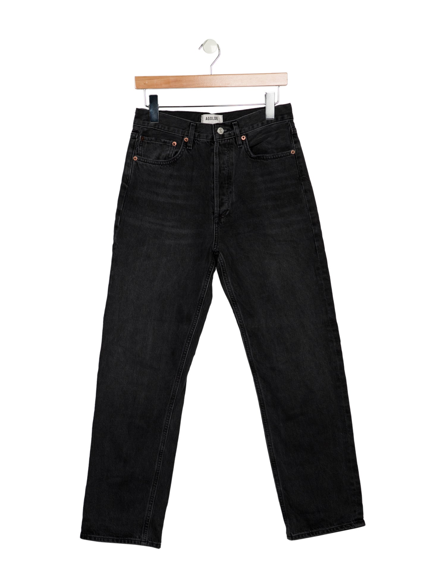 AGOLDE High-Rise Straight Leg Jeans