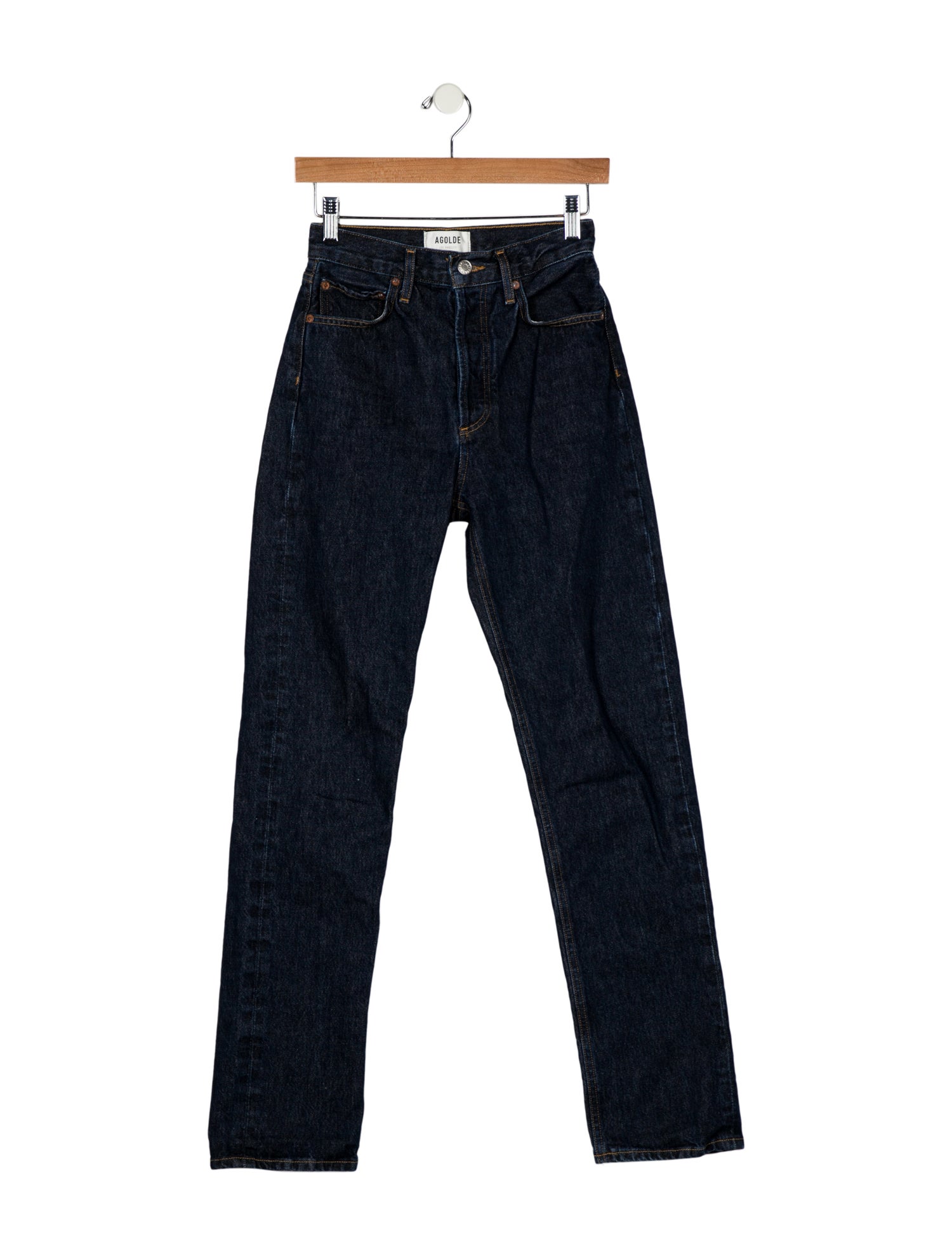 AGOLDE High-Rise Straight Leg Jeans