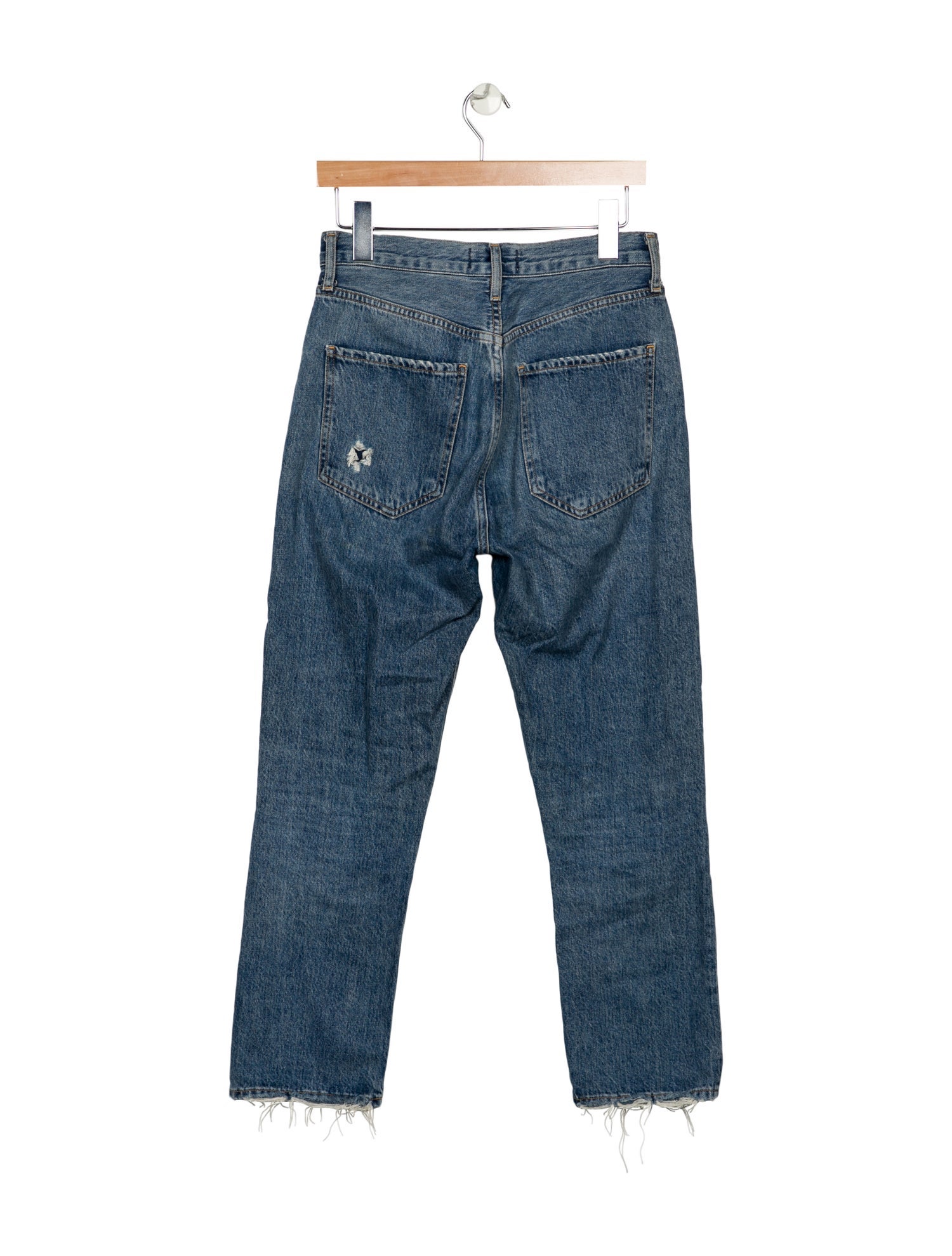 AGOLDE High-Rise Straight Leg Jeans