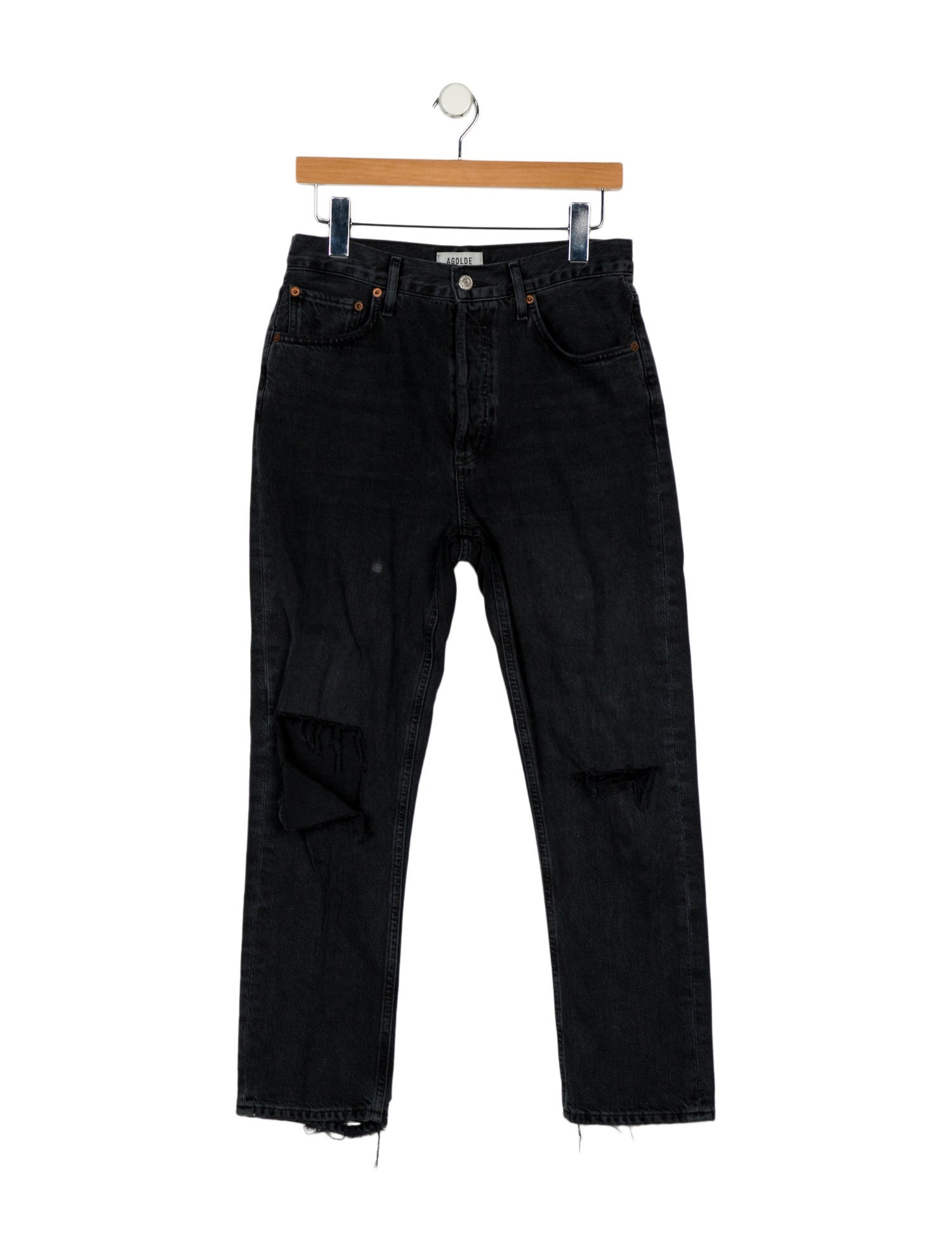 AGOLDE High-Rise Straight Leg Jeans