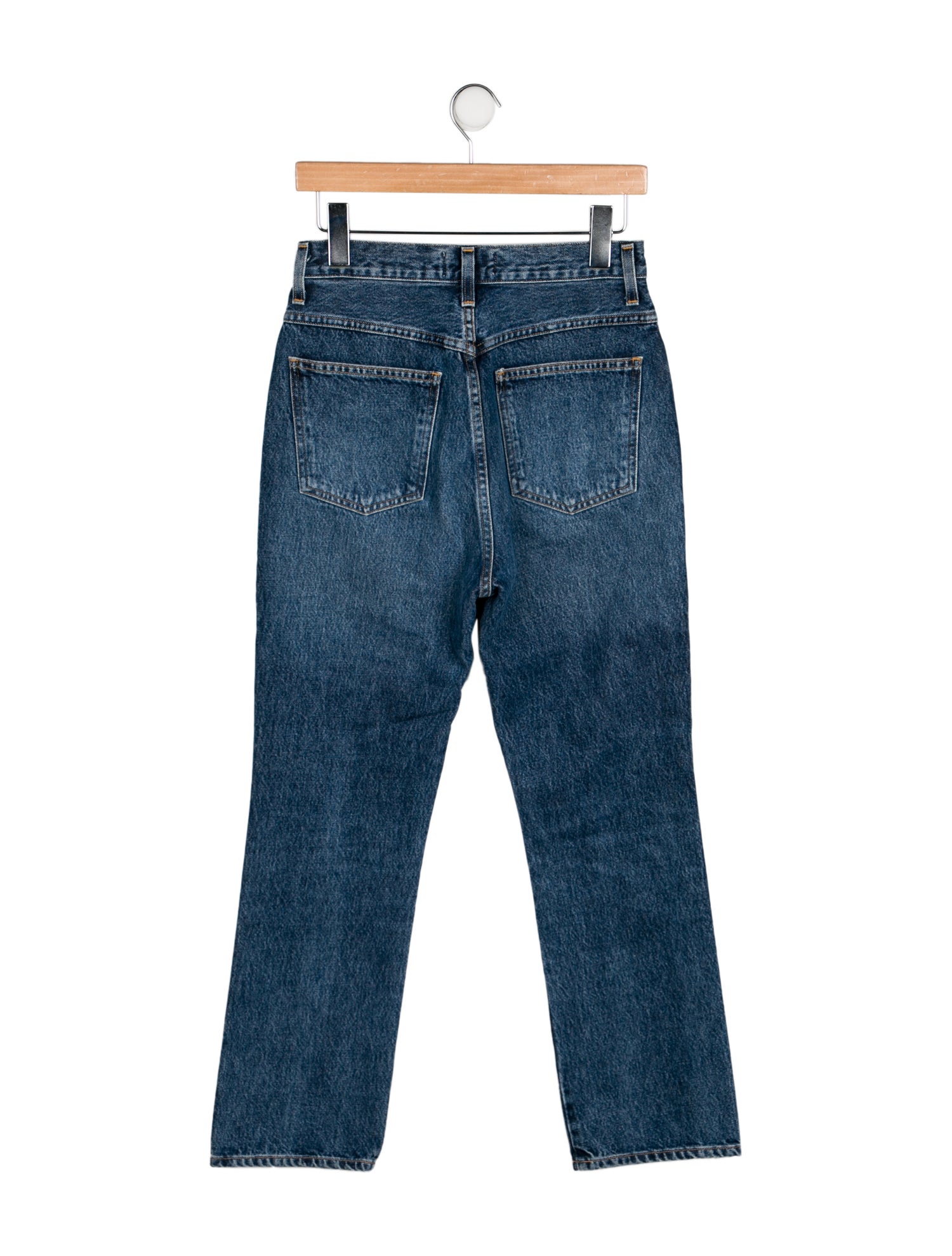 AGOLDE High-Rise Straight Leg Jeans